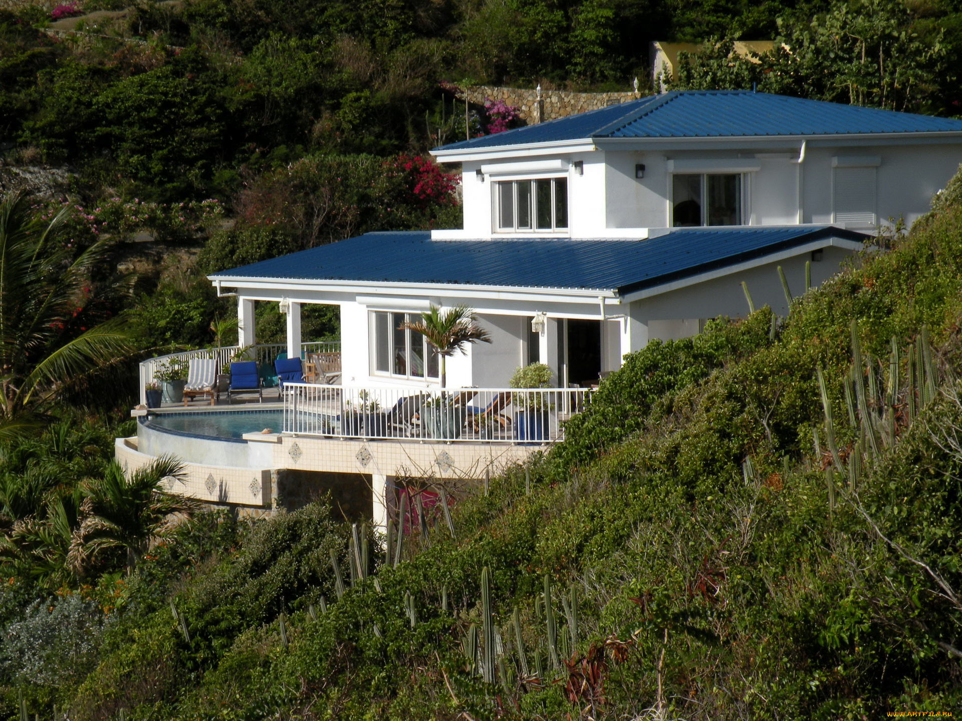 villa, аlexandra, остров, сен, мартен, карибы, города, здания, дома