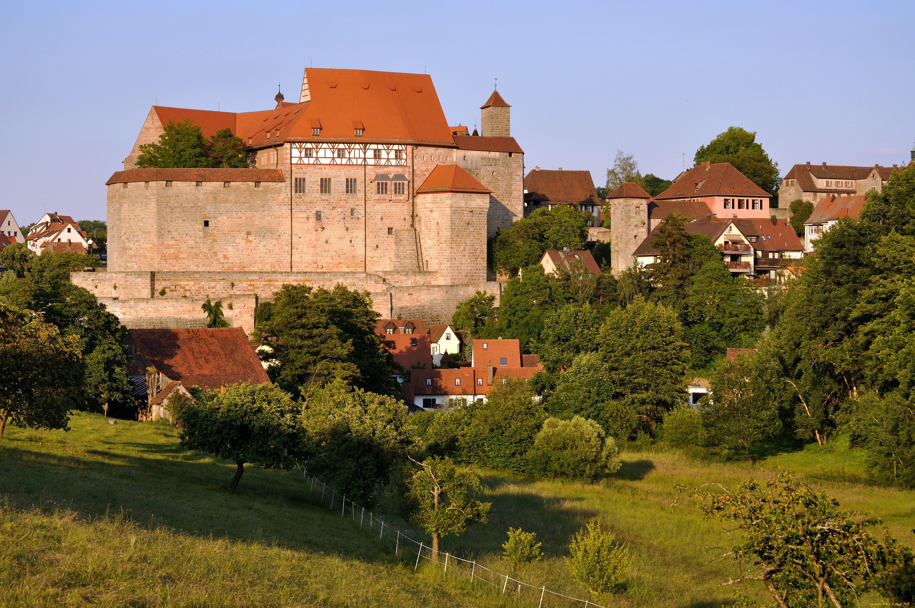 cadolzburg, castle, bavaria, germany, города, дворцы, замки, крепости, замок