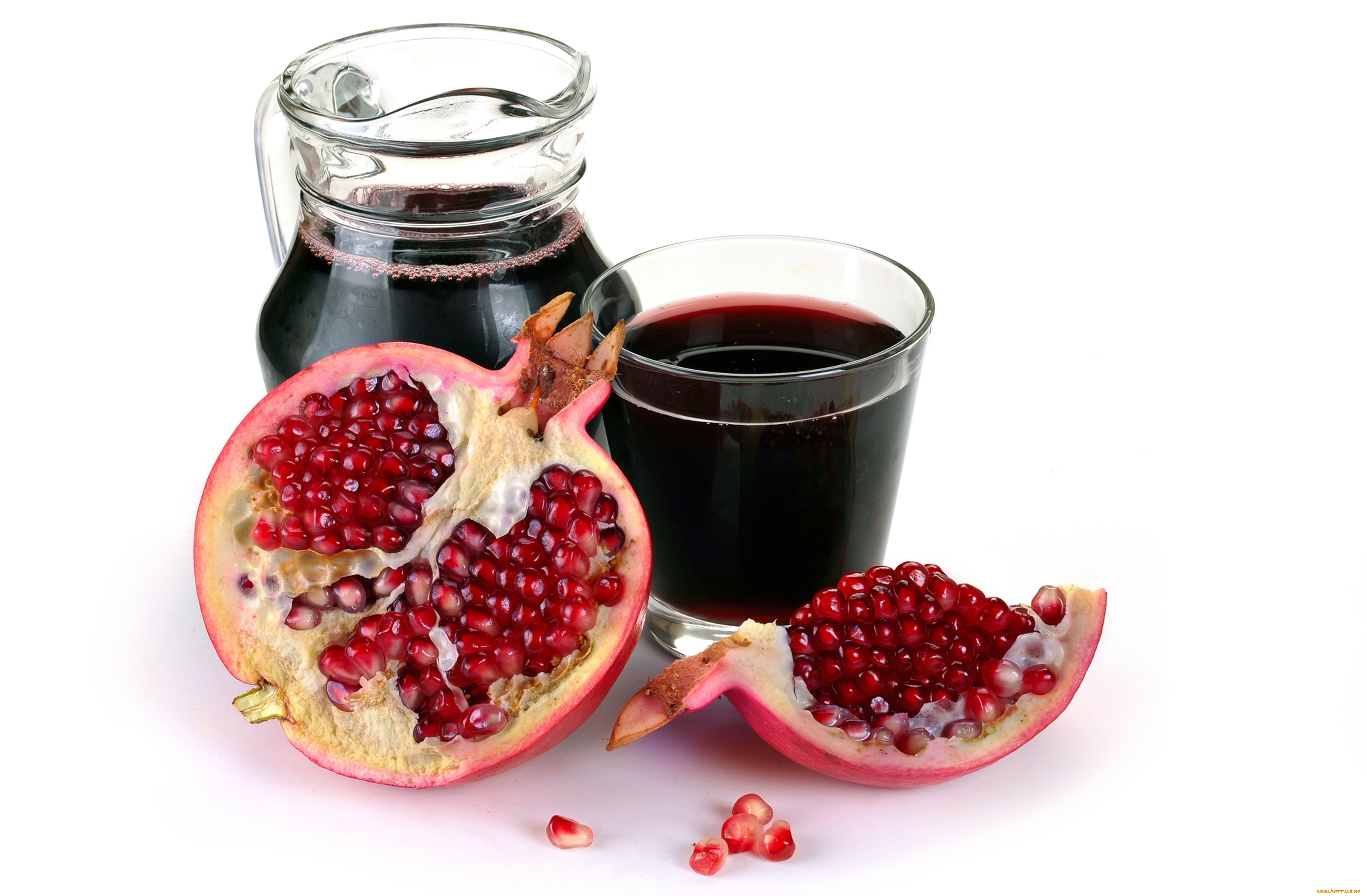еда, напитки, сок, гранат