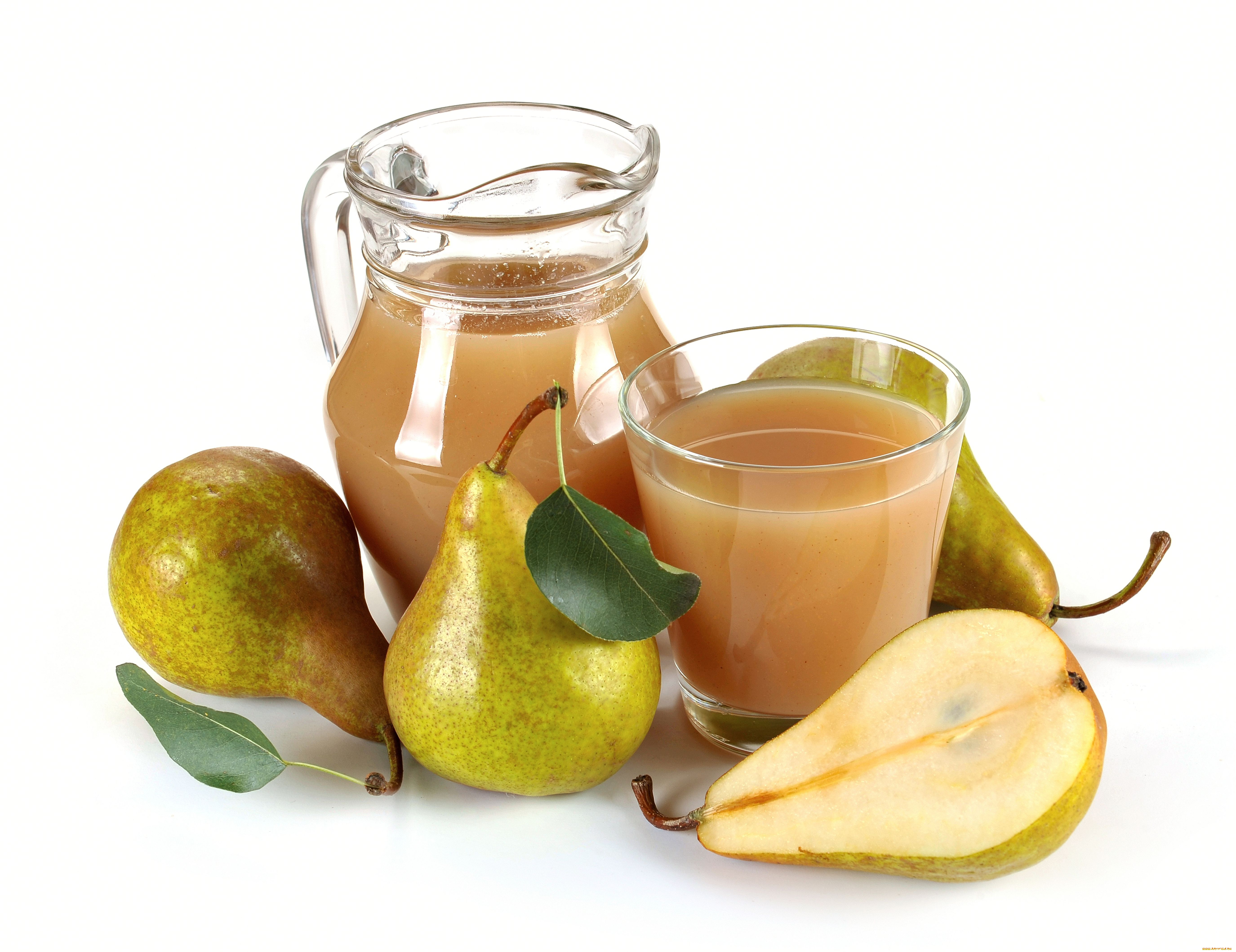 еда, напитки, сок, груши