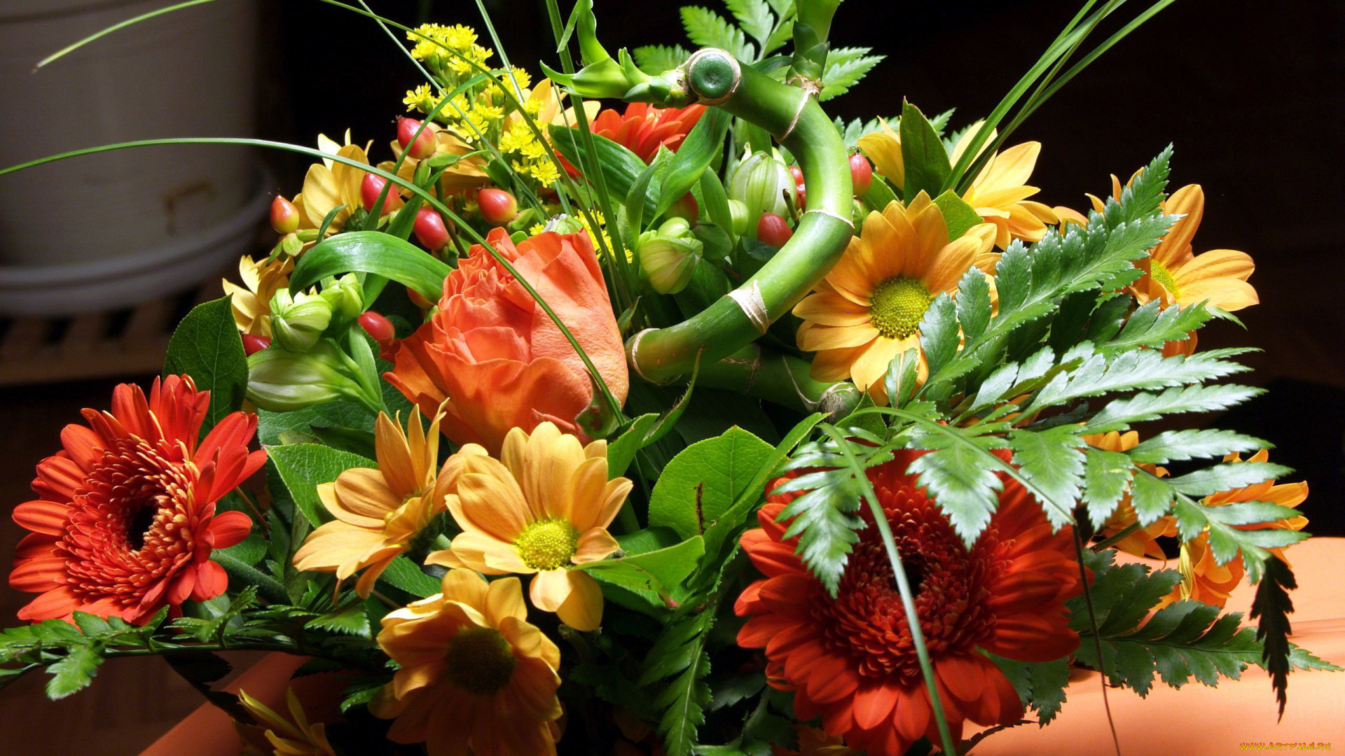 цветы, букеты, , композиции, бутоны, листья