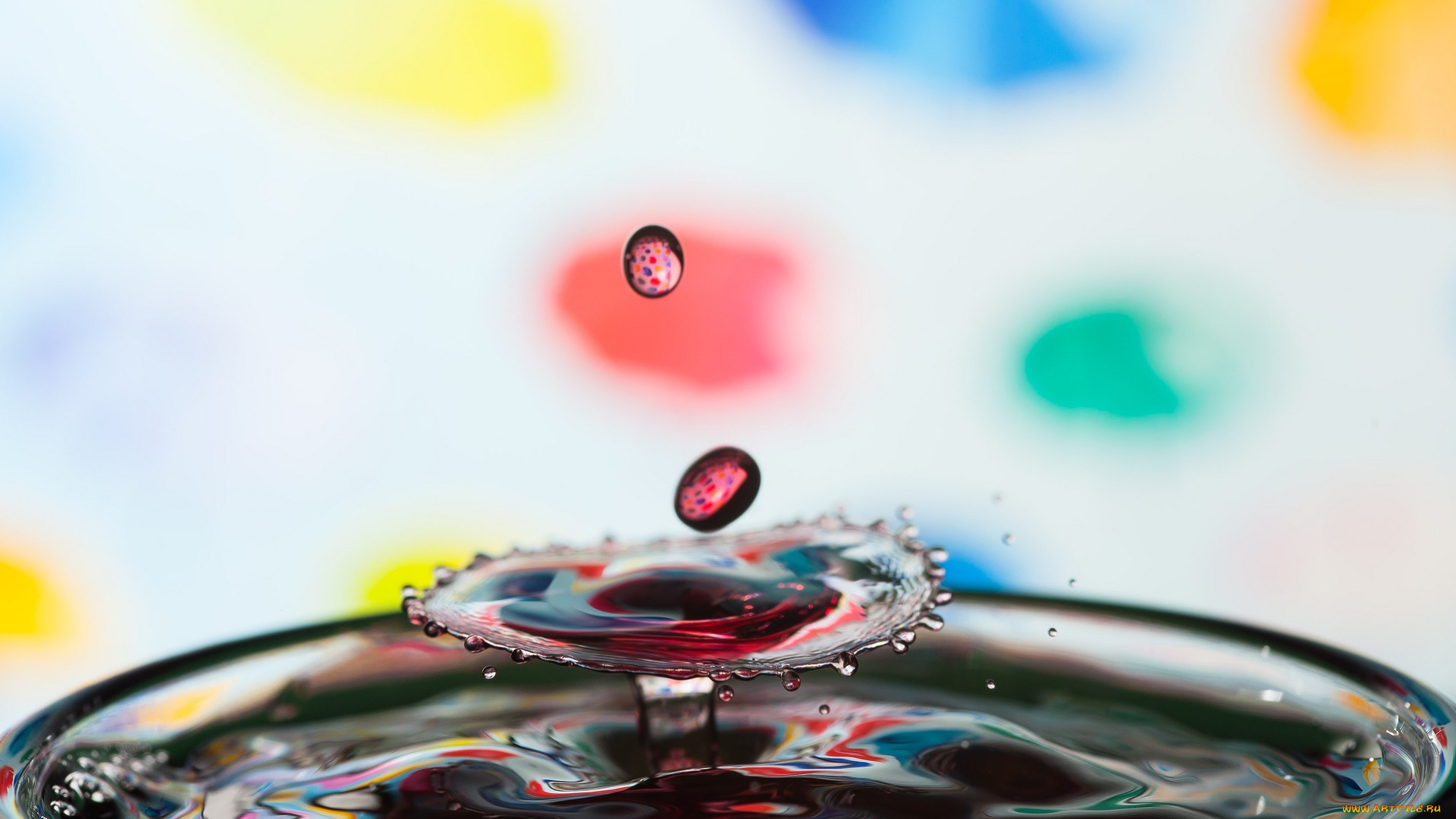 разное, капли, , брызги, , всплески, зонтики, вода, капля, макро