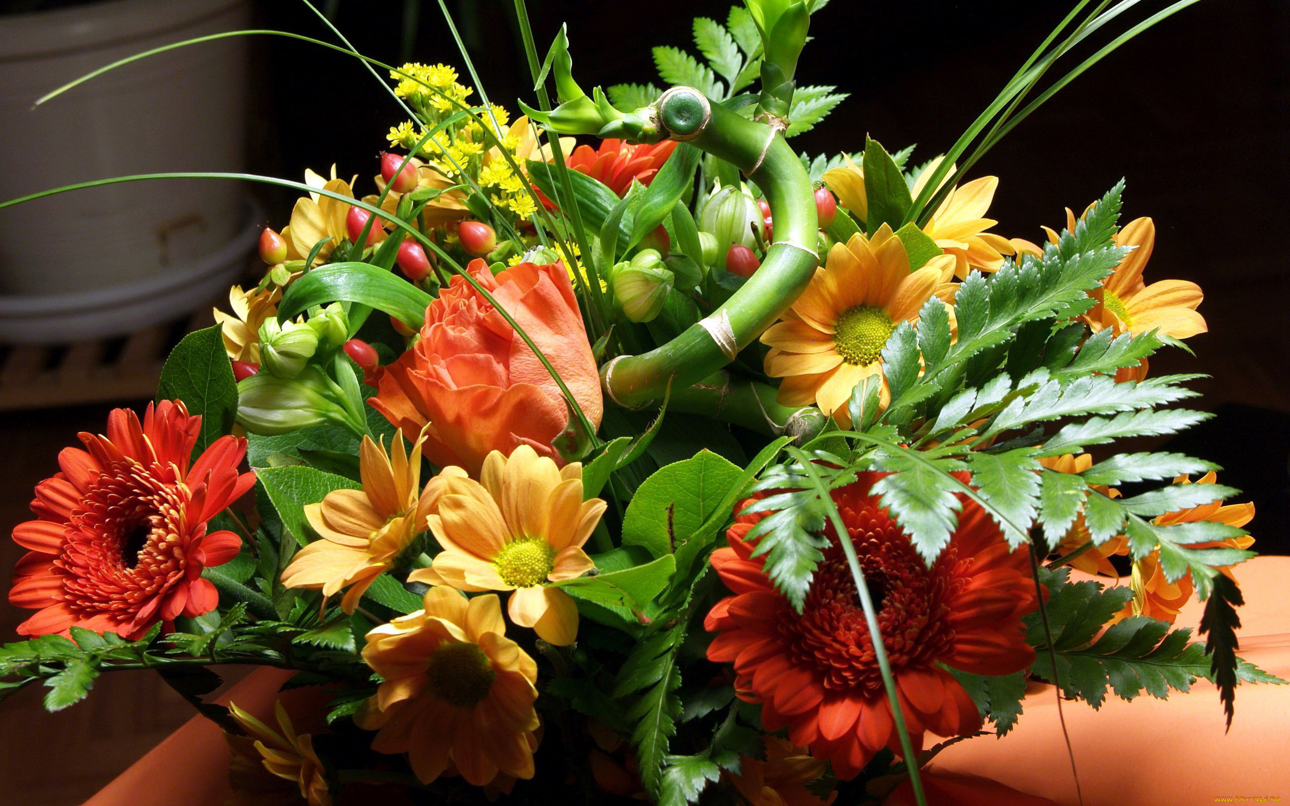 цветы, букеты, , композиции, бутоны, листья