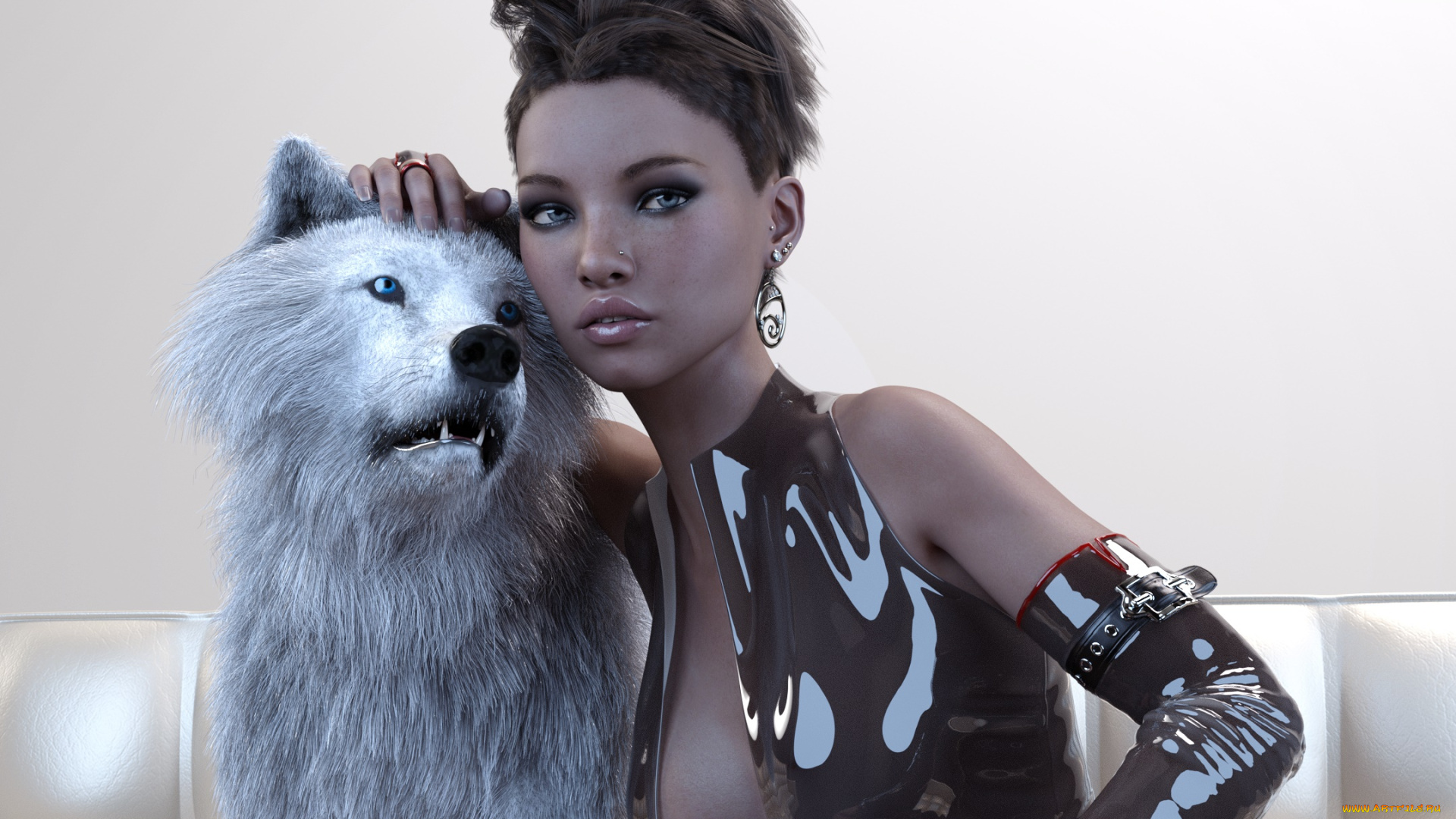 3д, графика, люди, , people, фон, взгляд, девушка