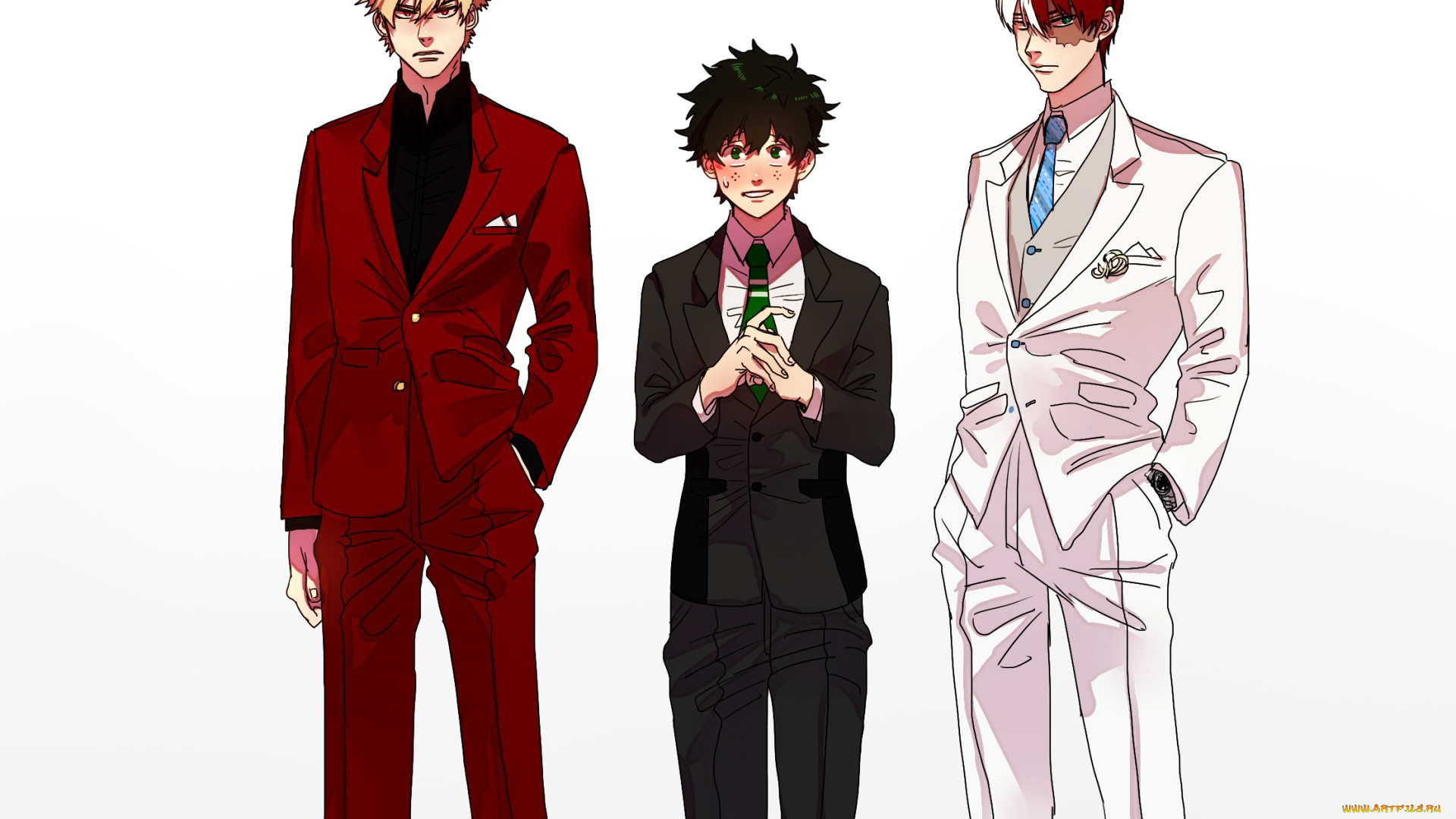 аниме, boku, no, hero, academia, парни