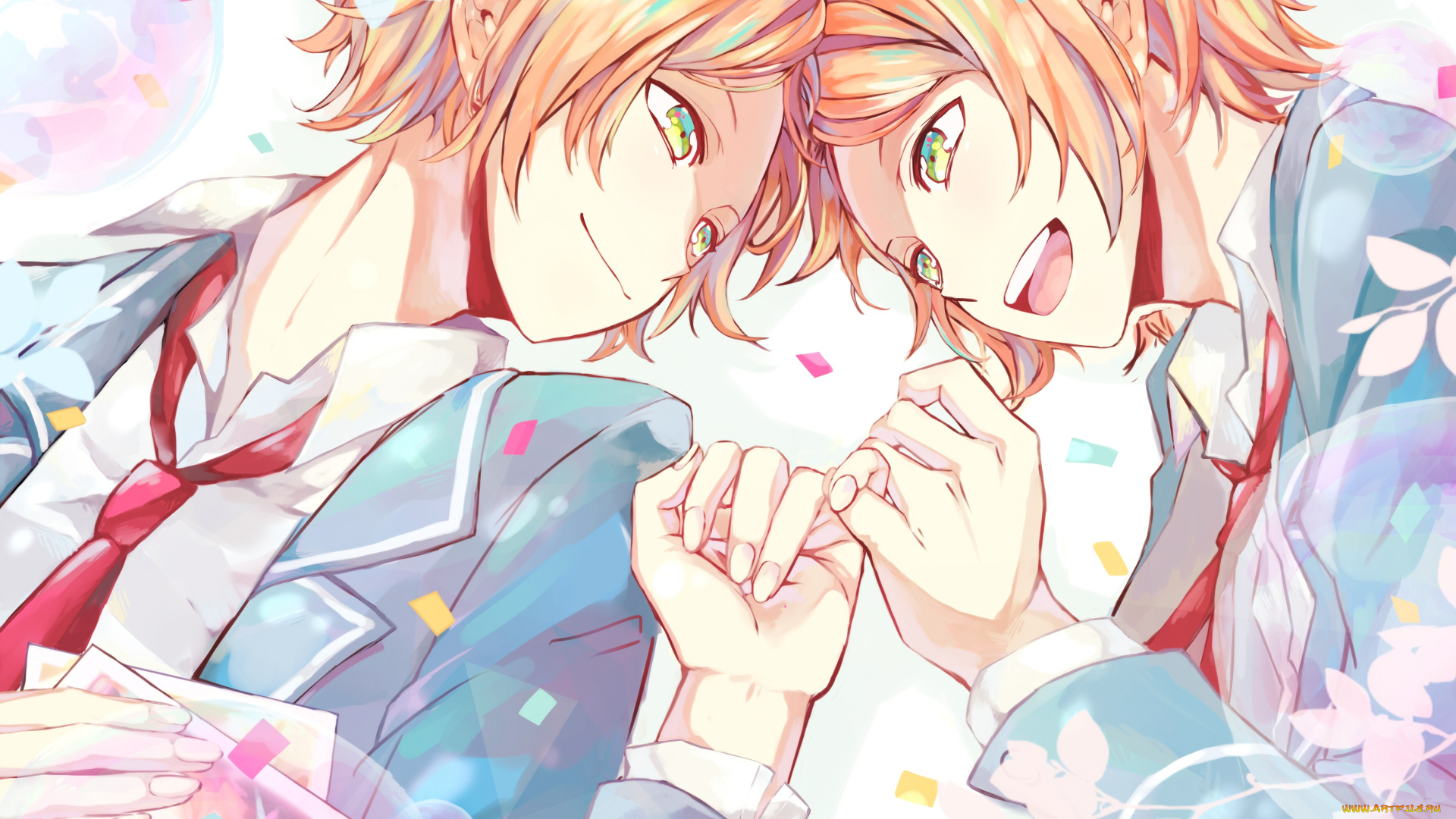 аниме, ensemble, stars, парни