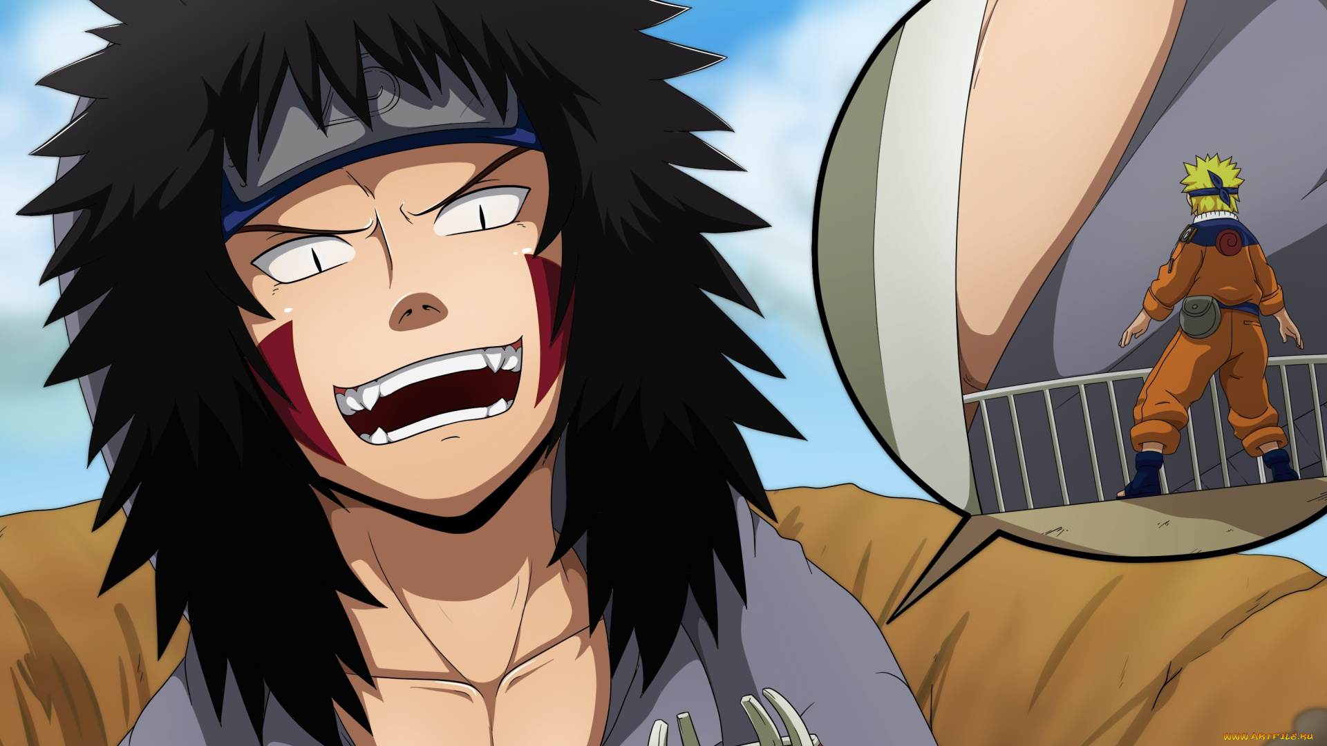 аниме, naruto, киба