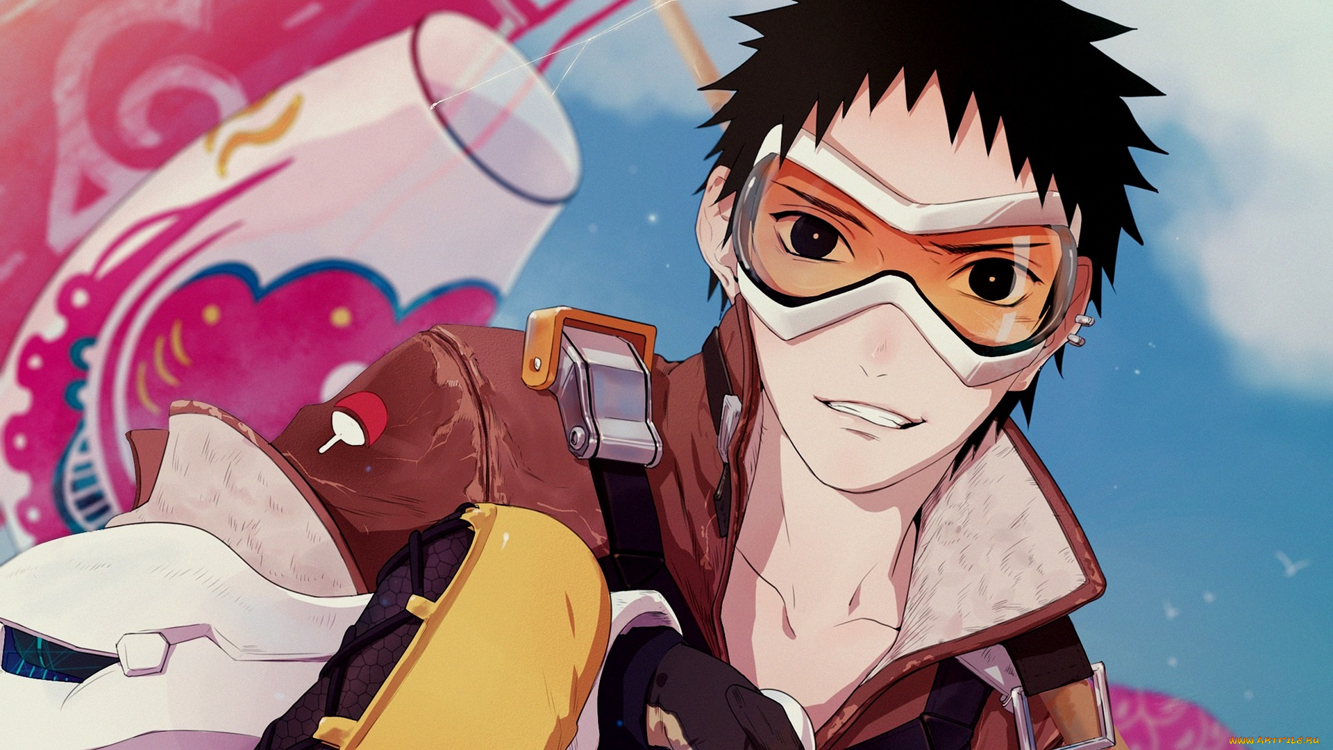 аниме, naruto, обито, учиха