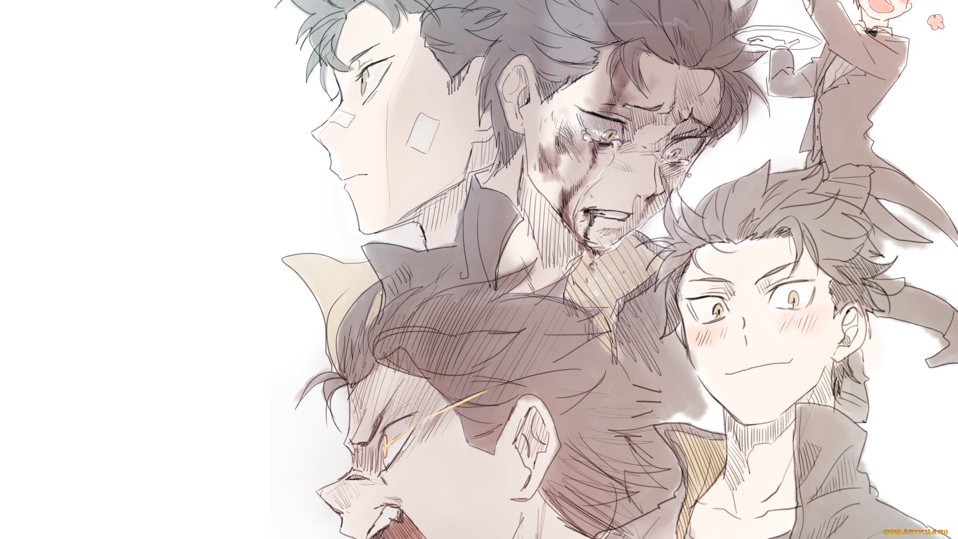 аниме, re, , zero, kara, hajimeru, isekai, seikatsu, субару