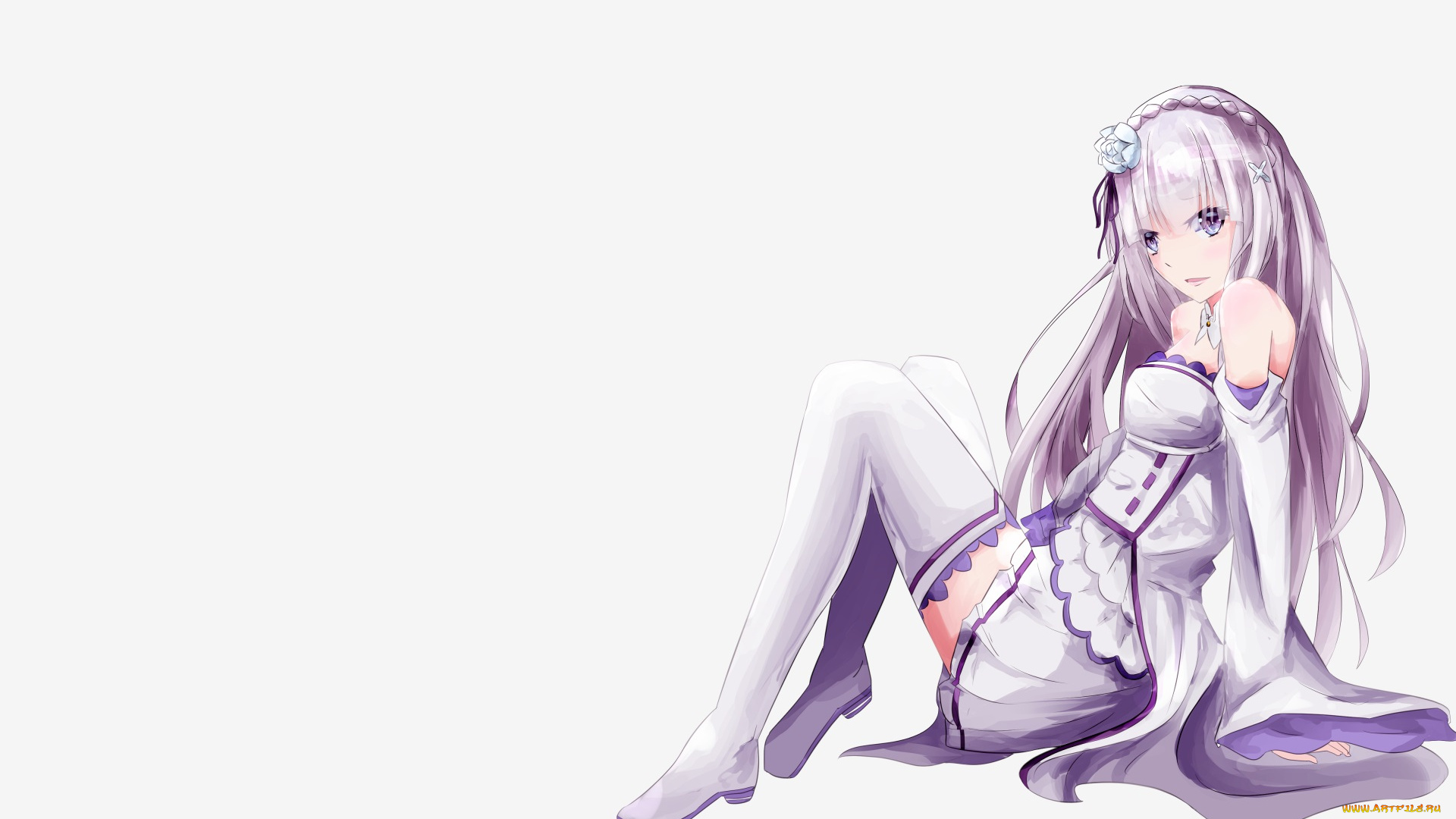 аниме, re, , zero, kara, hajimeru, isekai, seikatsu, эмилия