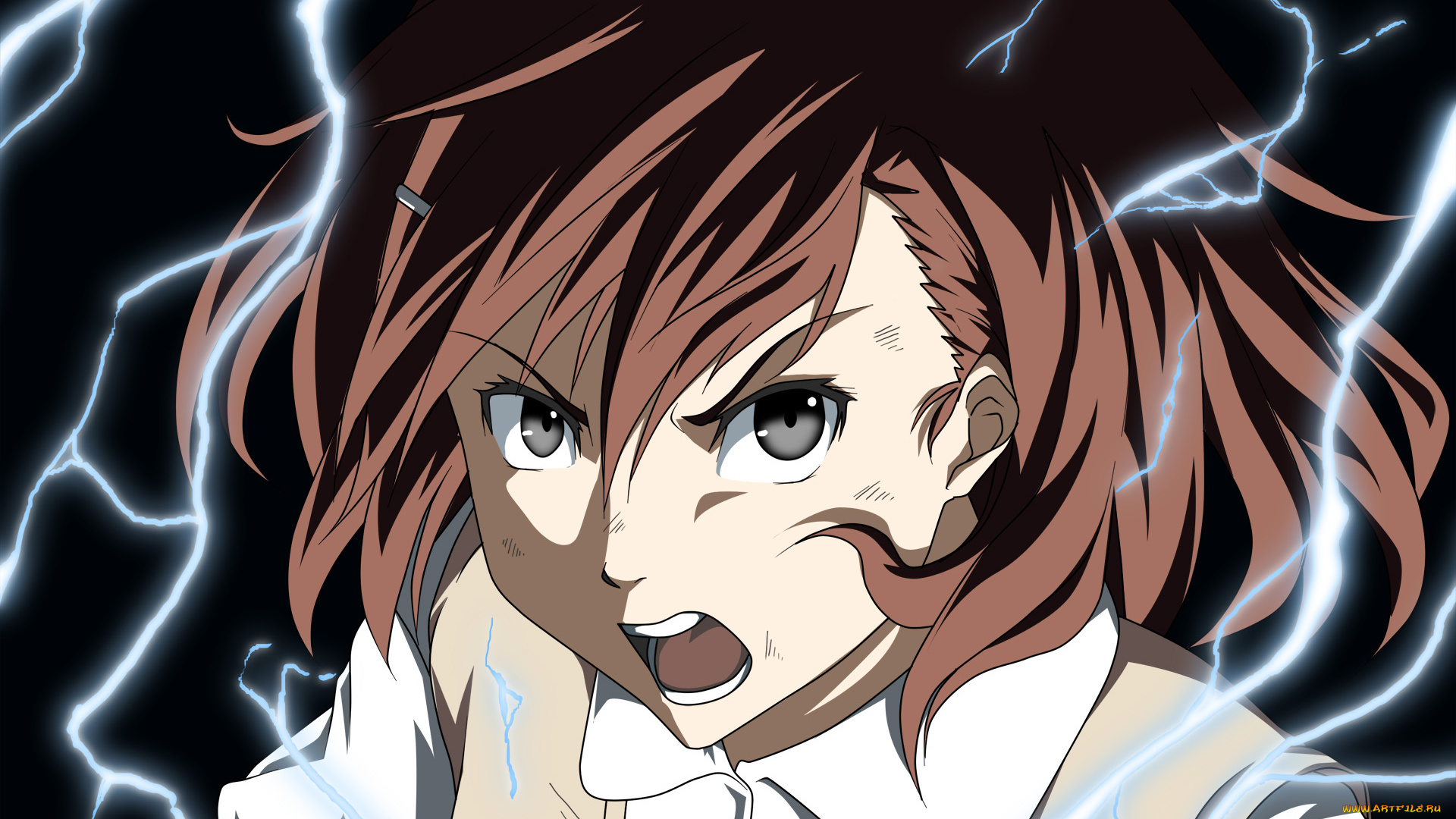 аниме, toaru, majutsu, no, index, фон, взгляд, девушка