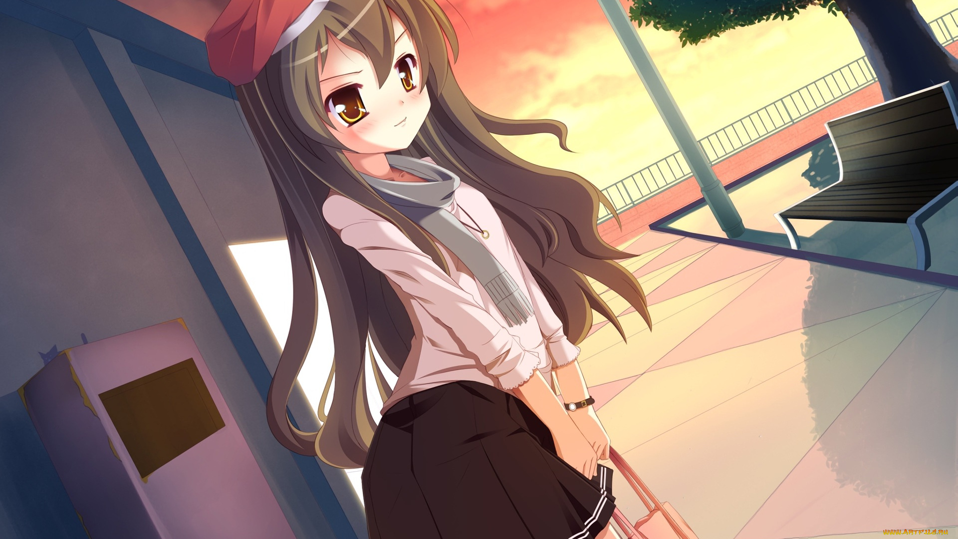 аниме, toradora, фон, взгляд, девушка