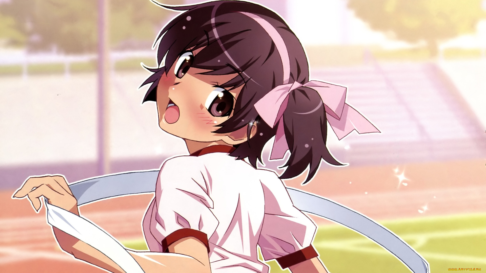 kami, nomi, zo, shiru, sekai, аниме, взгляд, девушка, фон