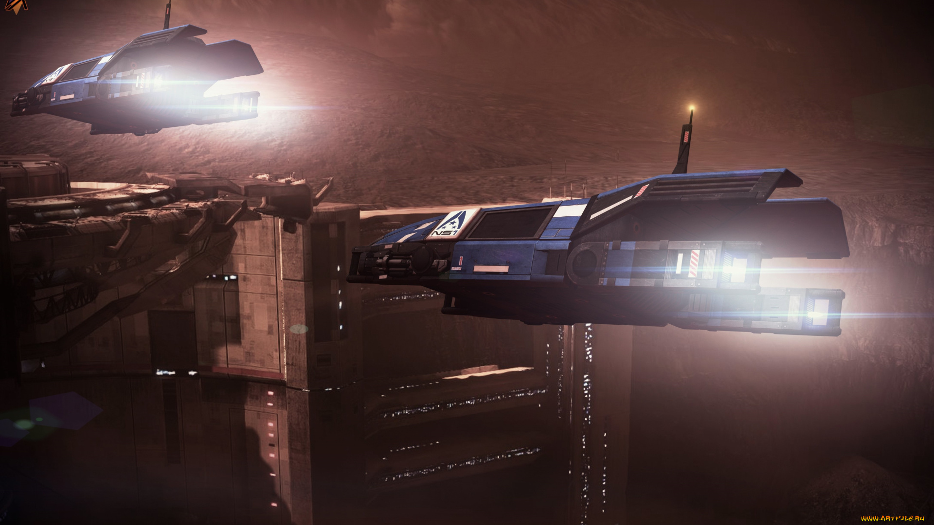 космос, арт, космический, корабль, полет, вселенная