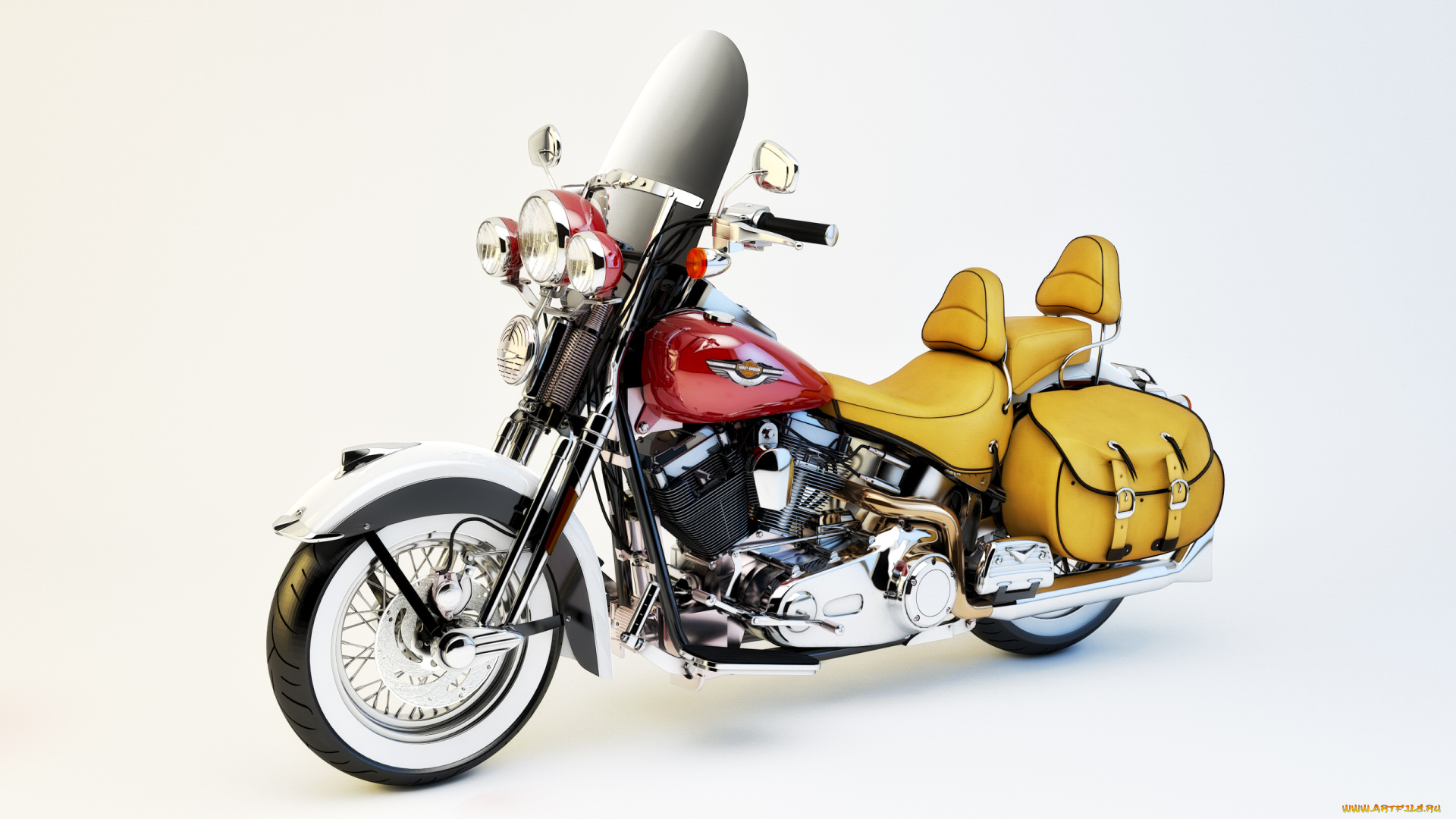 мотоциклы, harley-davidson, фон, мотоцикл