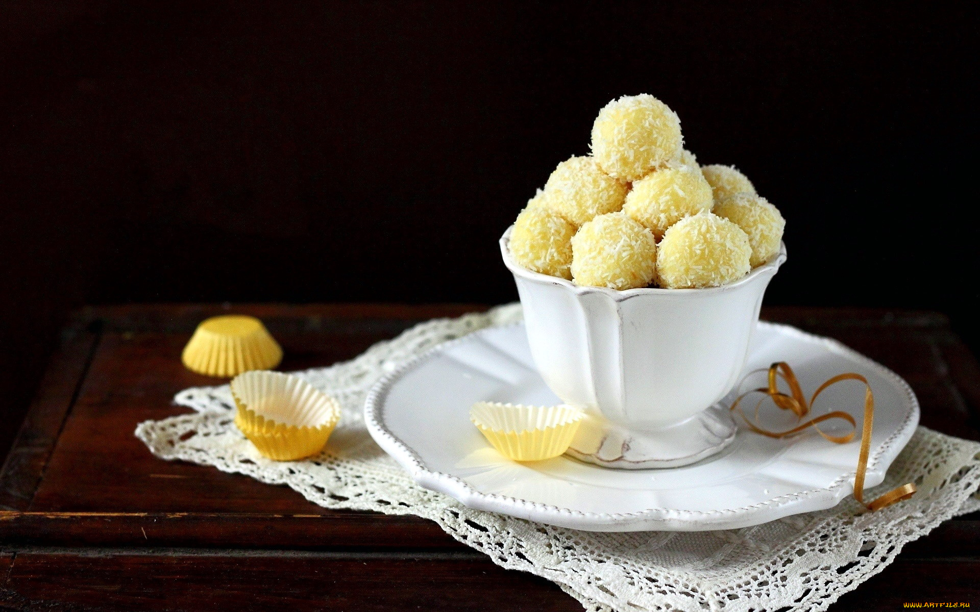 еда, конфеты, , шоколад, , сладости, кокосовая, лакомство, стружка