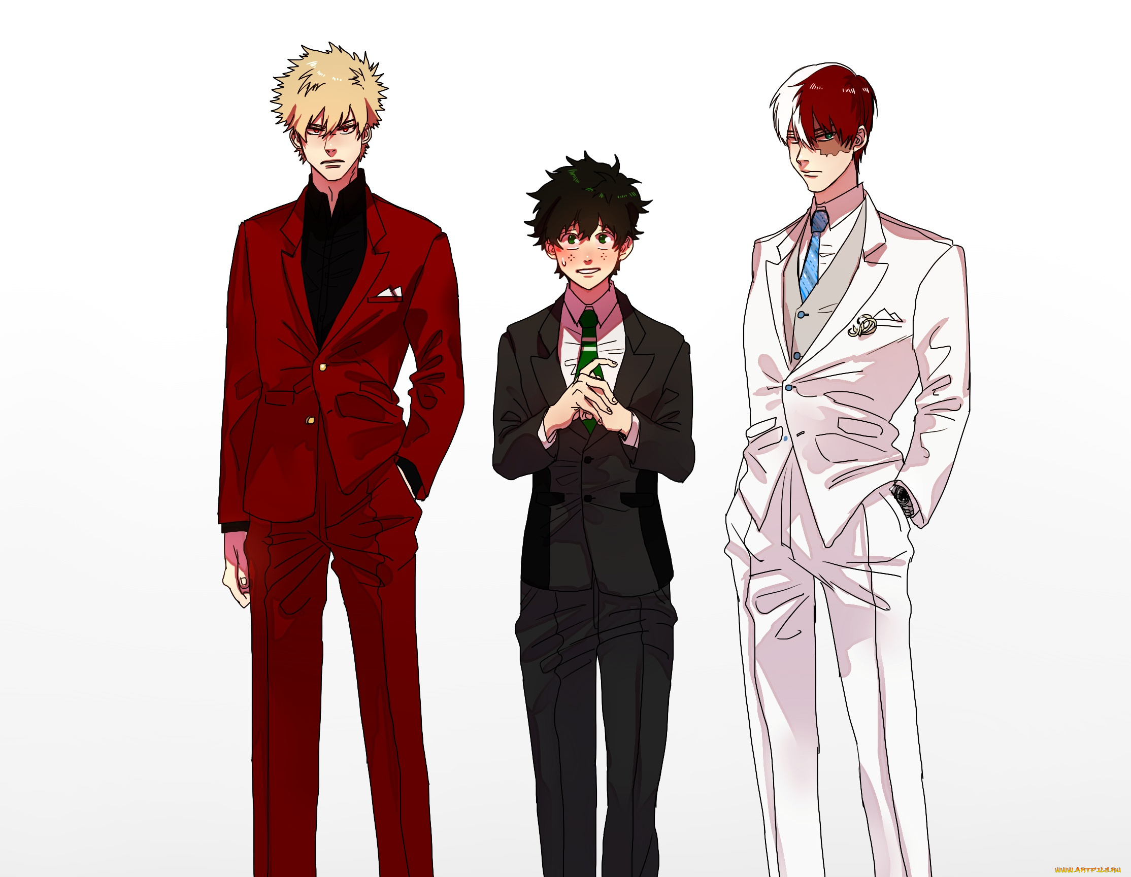 аниме, boku, no, hero, academia, парни