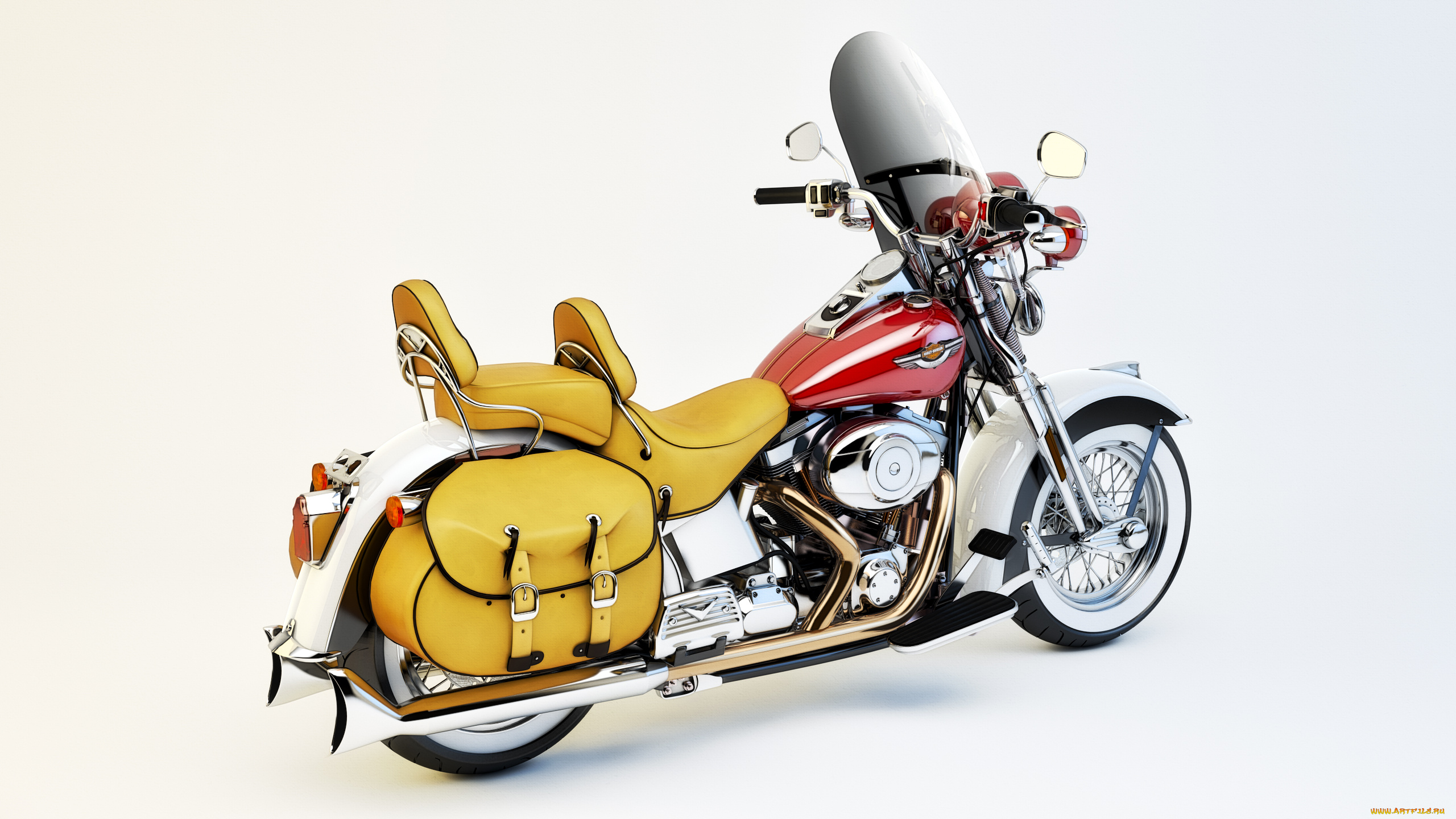 мотоциклы, harley-davidson, фон, мотоцикл