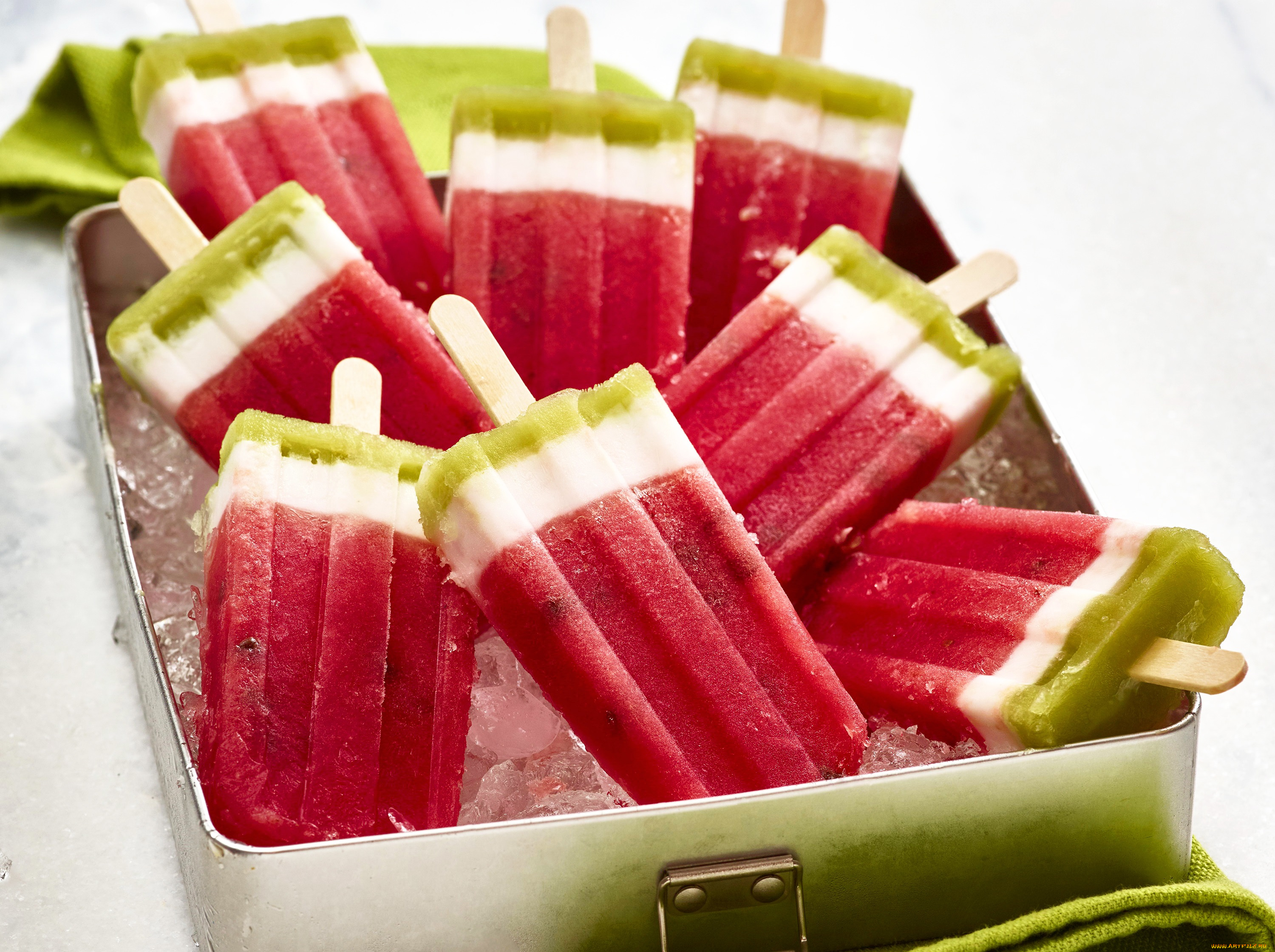 еда, мороженое, , десерты, фруктовое, fruit, ice, cream, sweets, лед, арбуз, сладкое