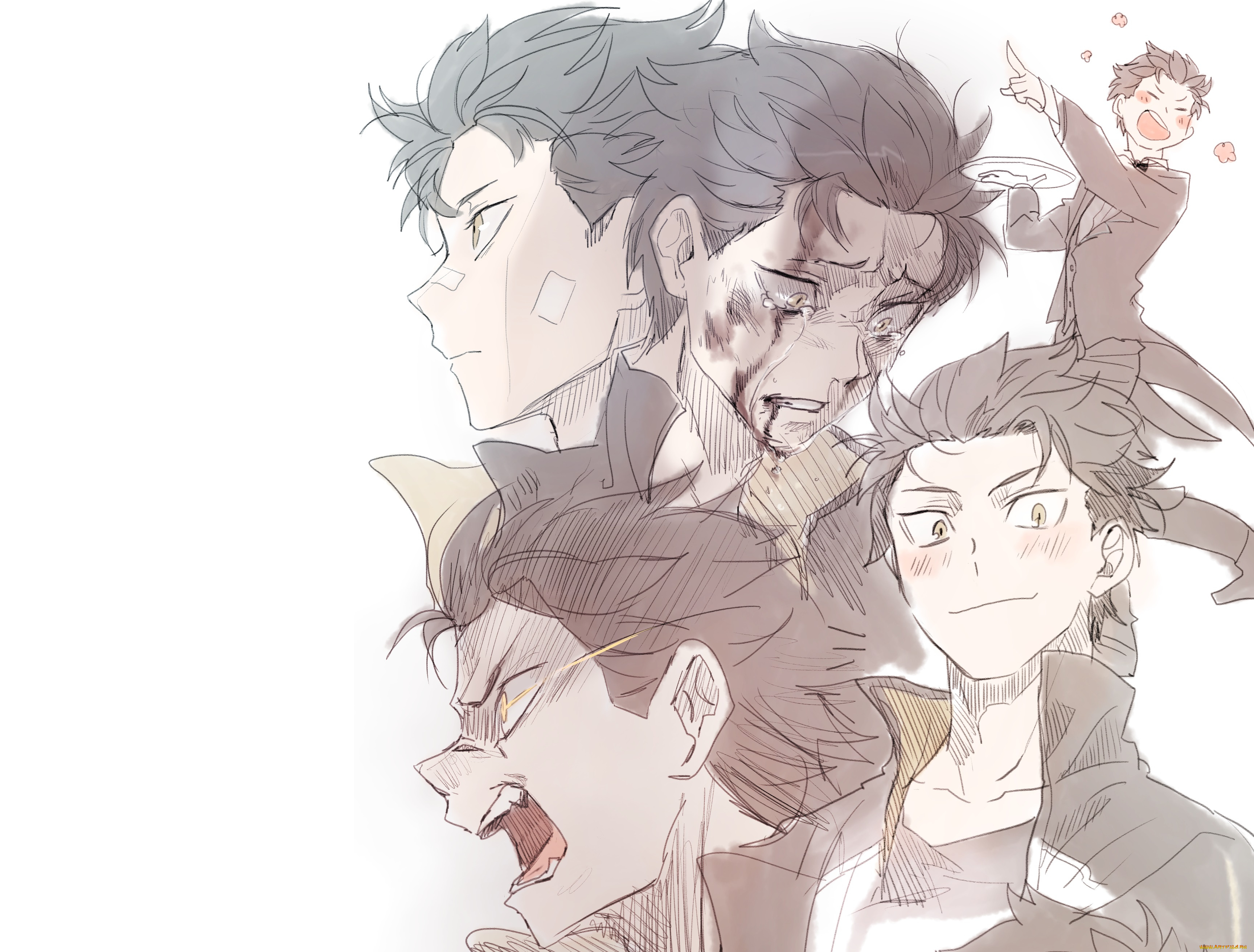 аниме, re, , zero, kara, hajimeru, isekai, seikatsu, субару