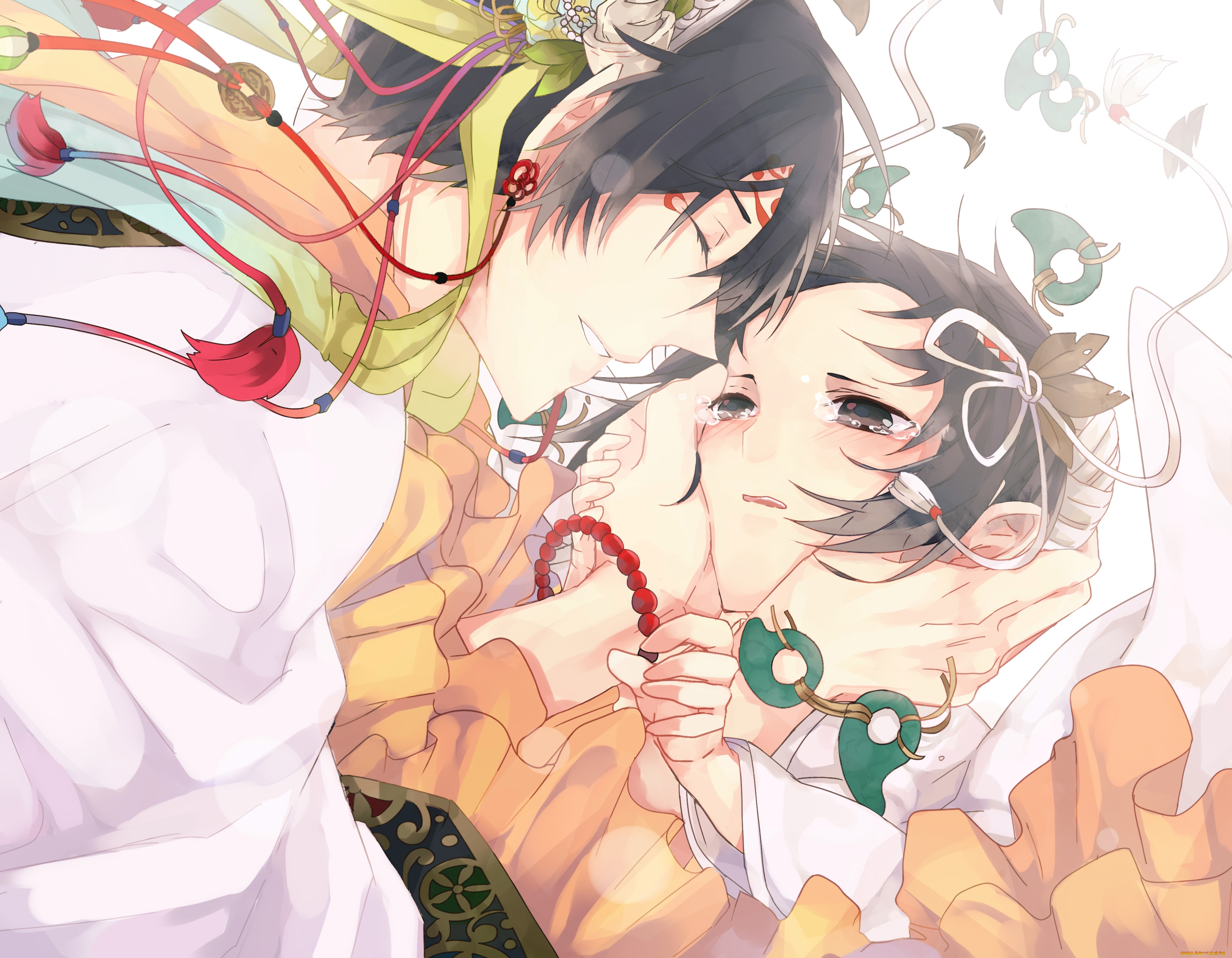 аниме, hoozuki, no, reitetsu, хакутаку