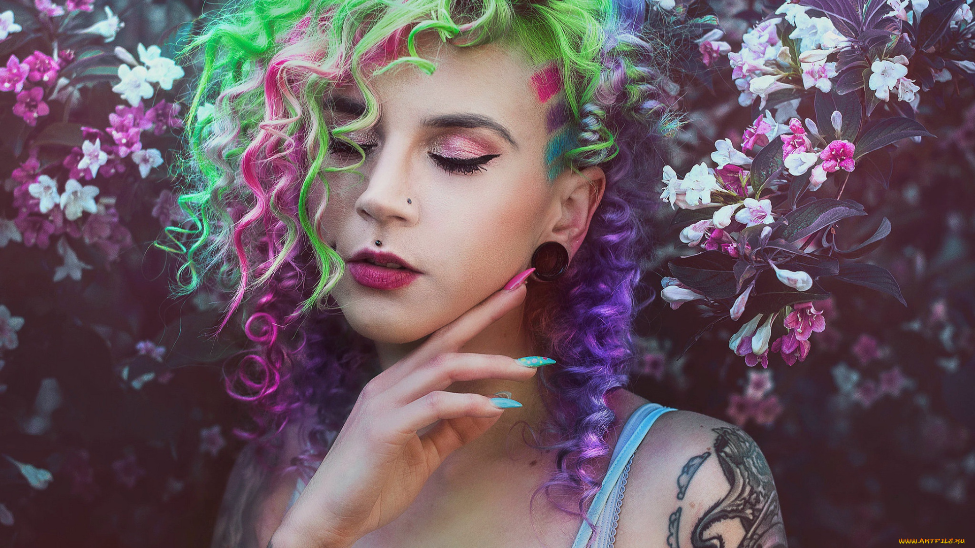 девушки, -unsort, , лица, , портреты, портрет, природа, девушка