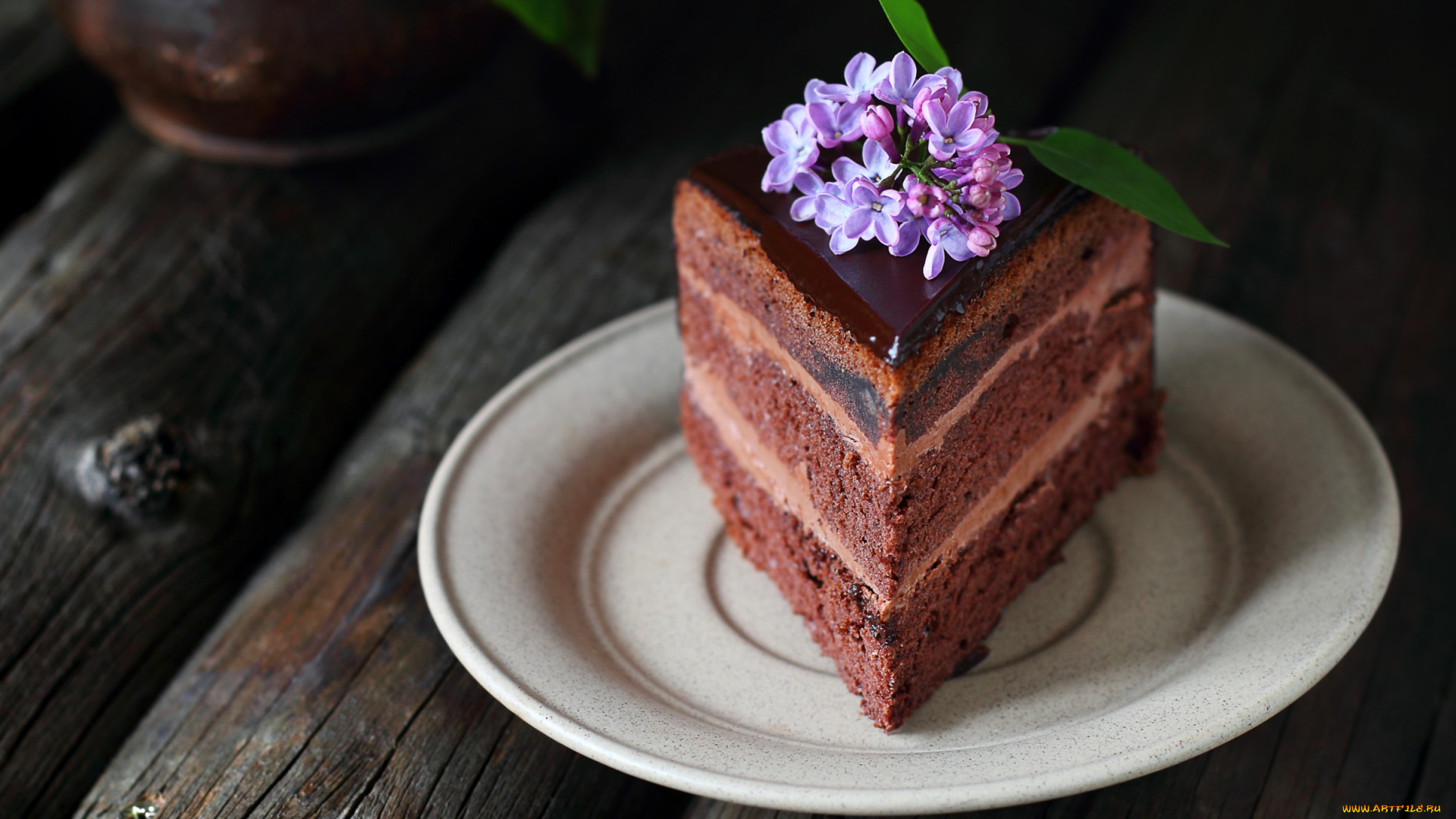 еда, торты, шоколад, торт, сирень