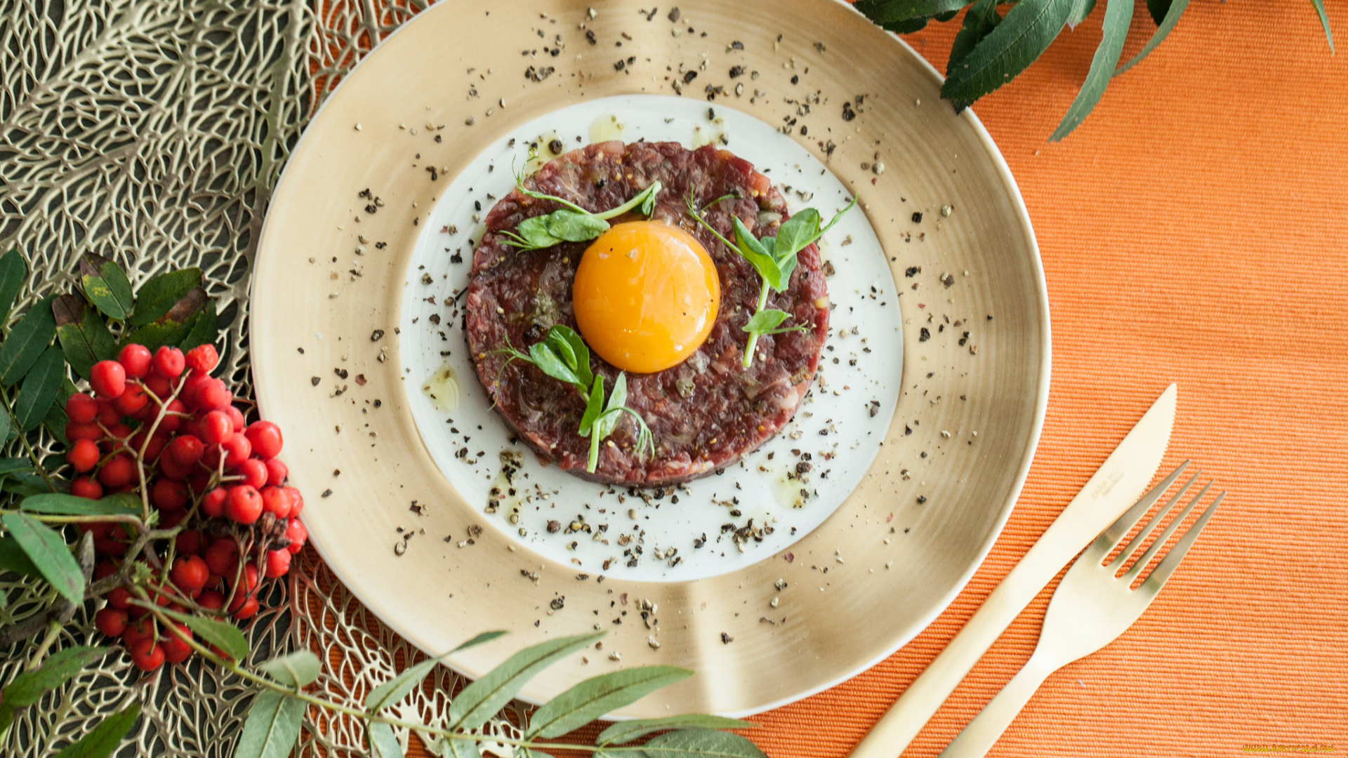 еда, вторые, блюда, яйцо, блюдо, зелень