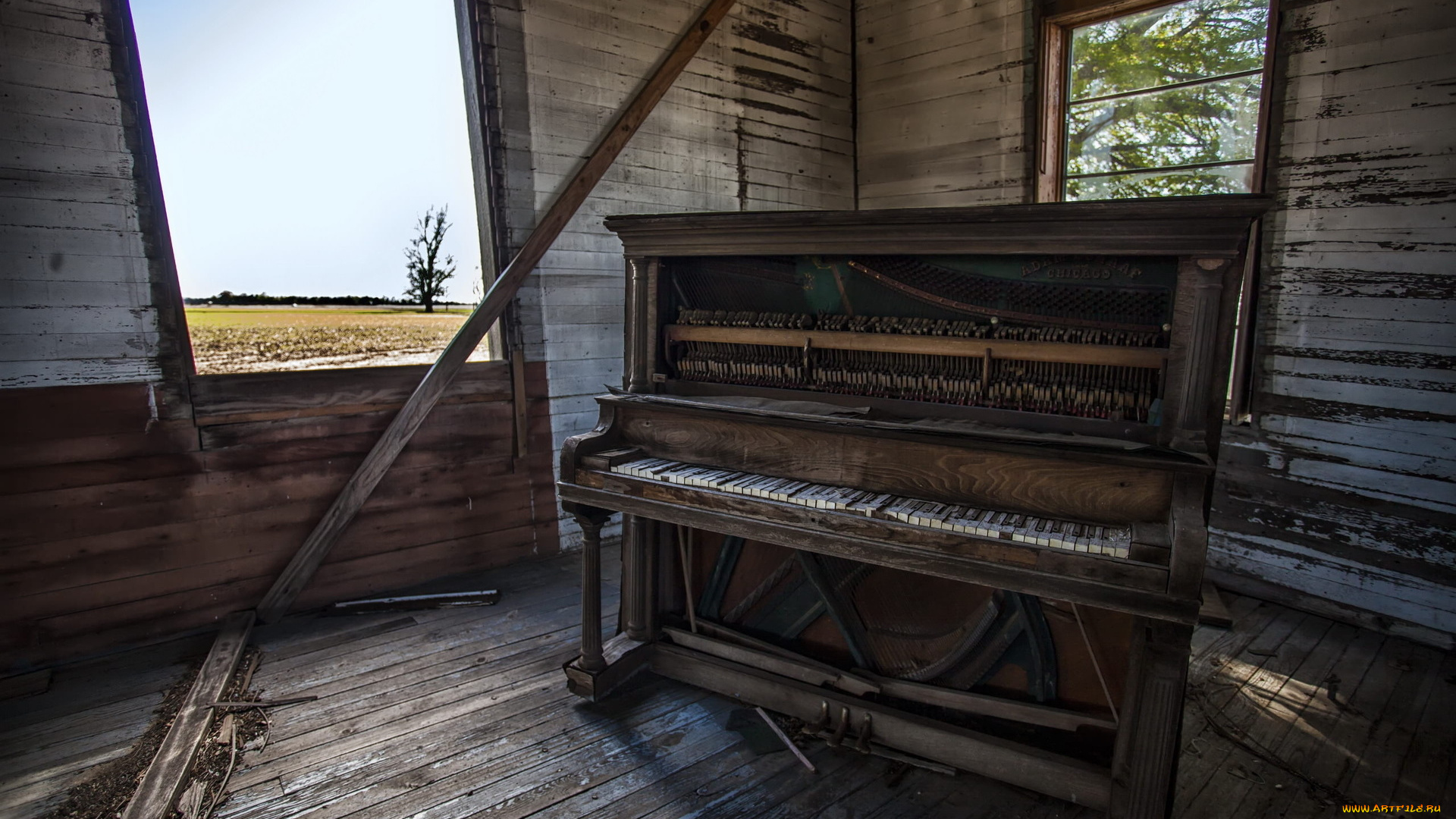 музыка, -музыкальные, инструменты, пианино, комната