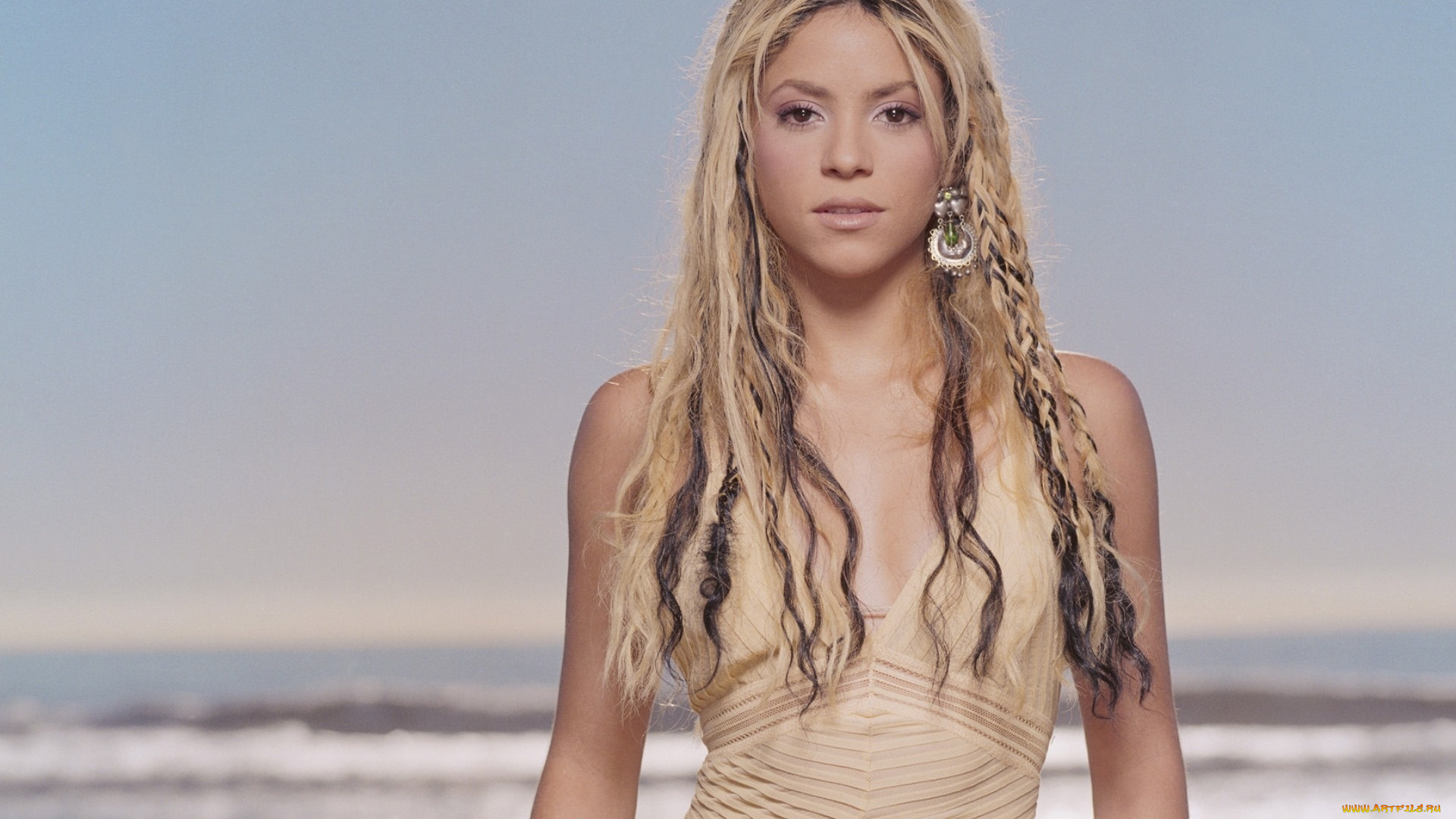 музыка, shakira, украшение, певица, женщина, блондинка