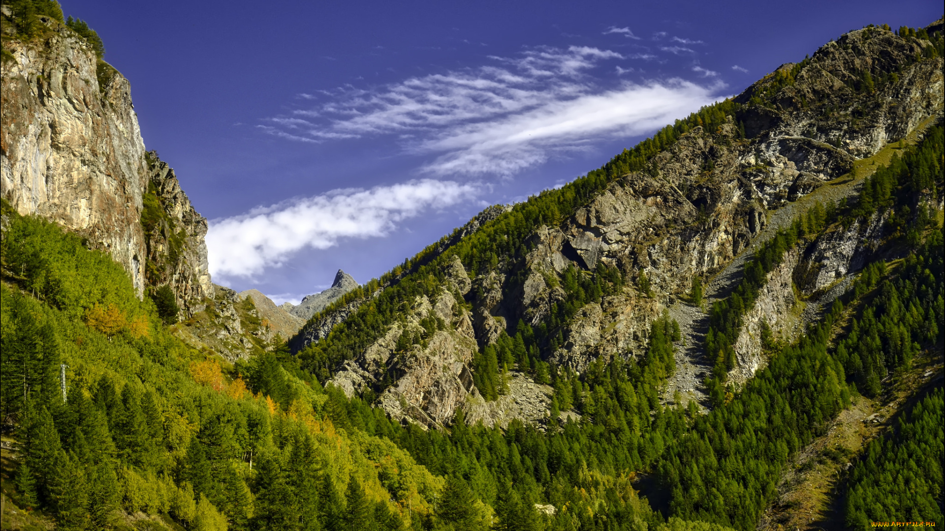 природа, горы, простор