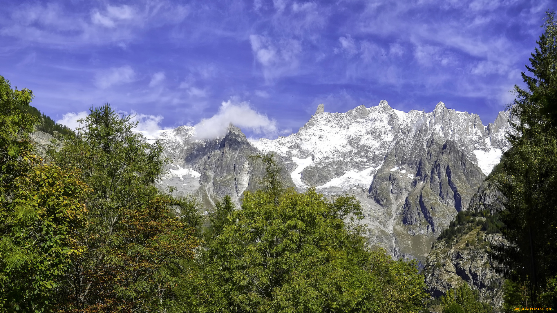 природа, горы, простор