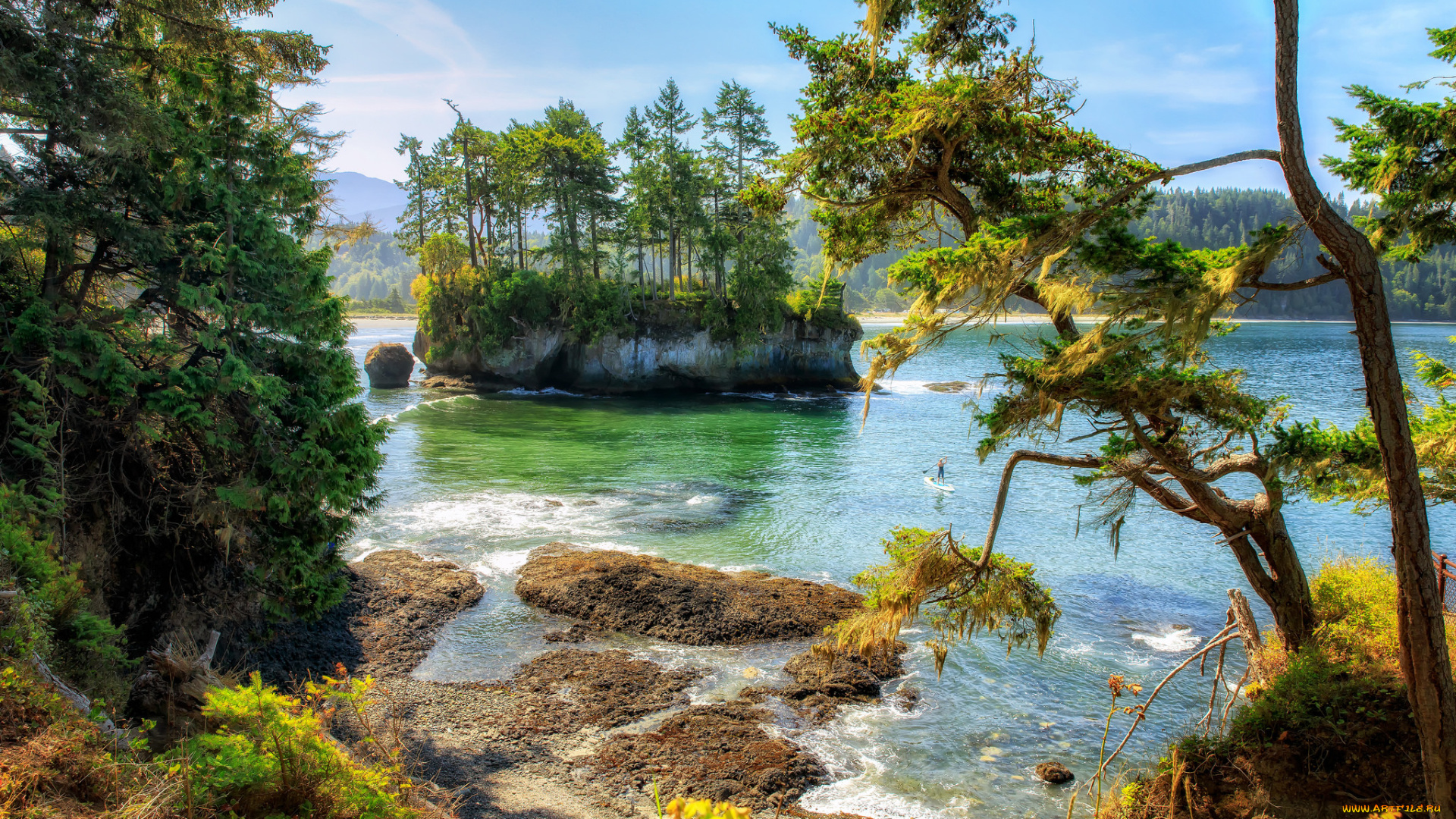 природа, реки, озера, простор