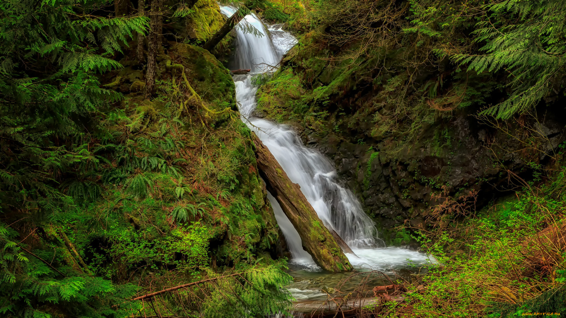 природа, водопады, простор