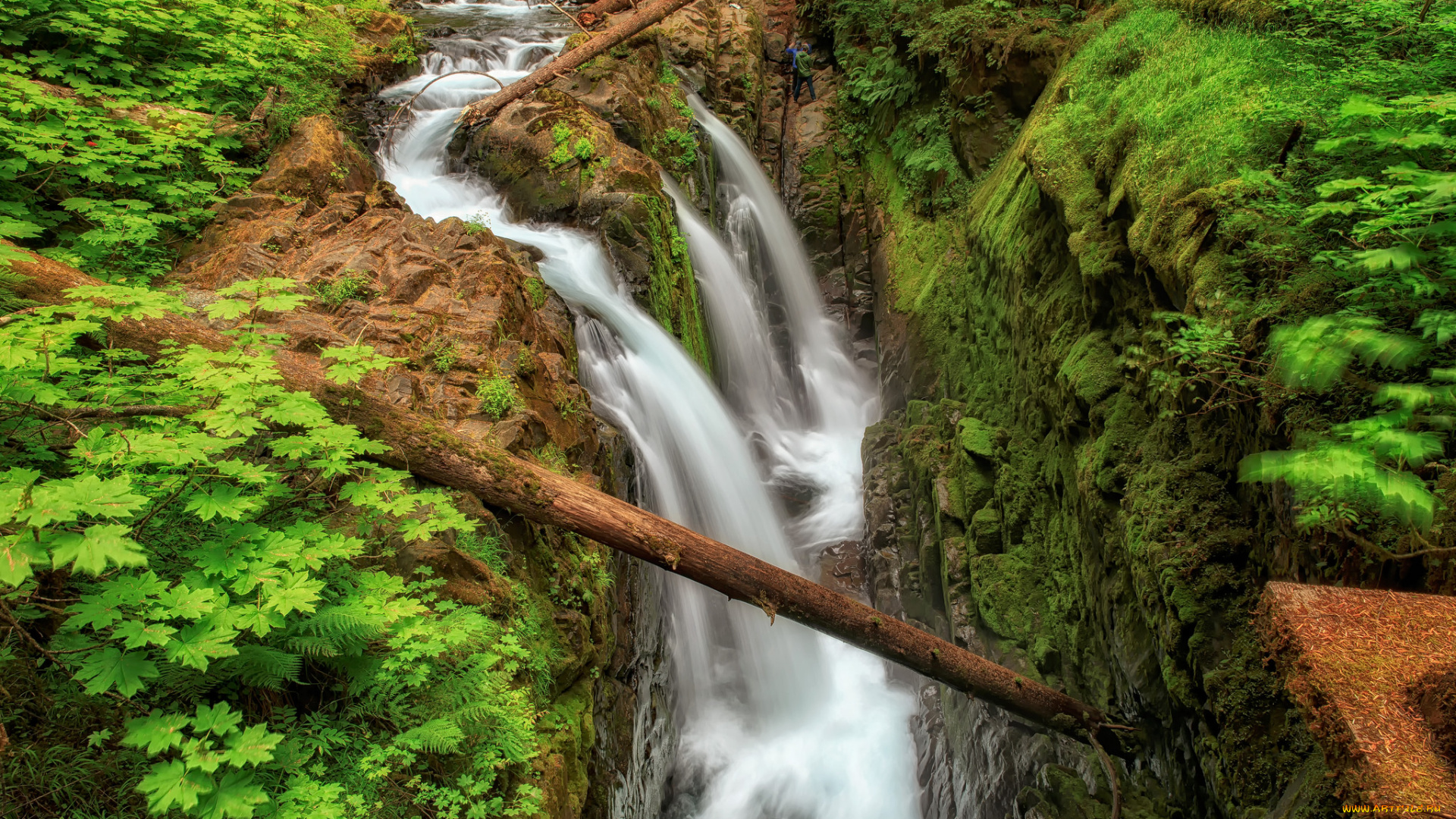 природа, водопады, простор