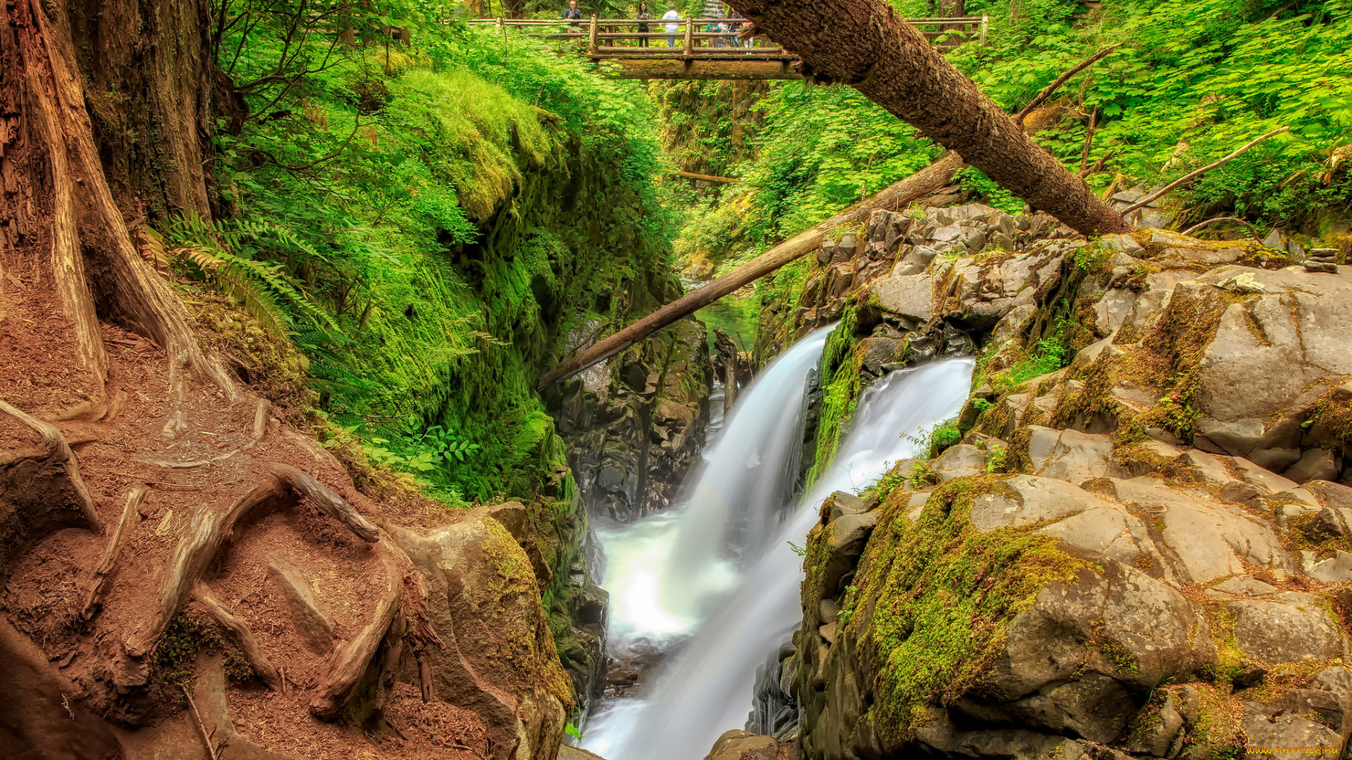 природа, водопады, простор