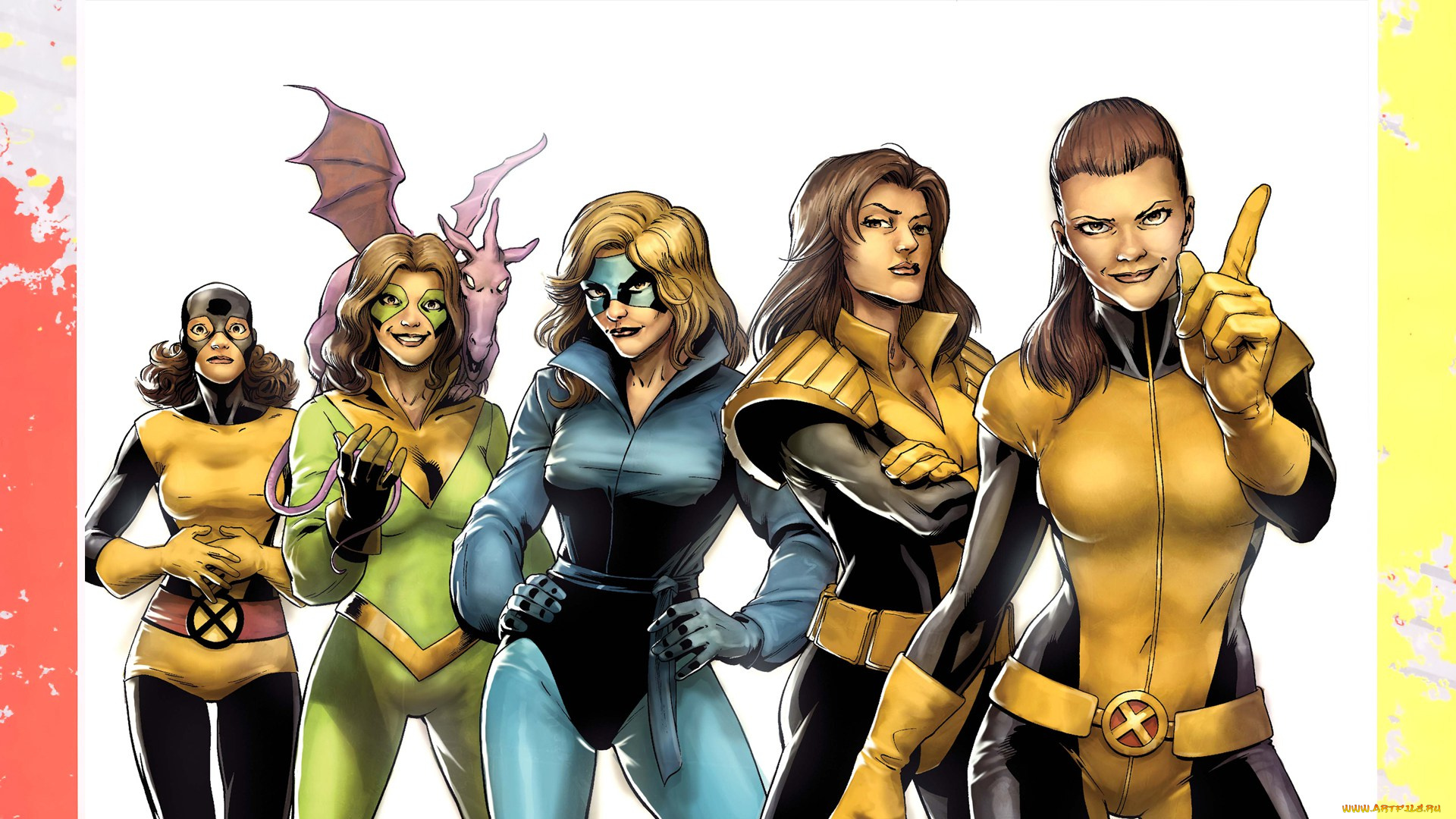 рисованное, комиксы, эволюция, люди, икс, роуг, марвел, эволюции