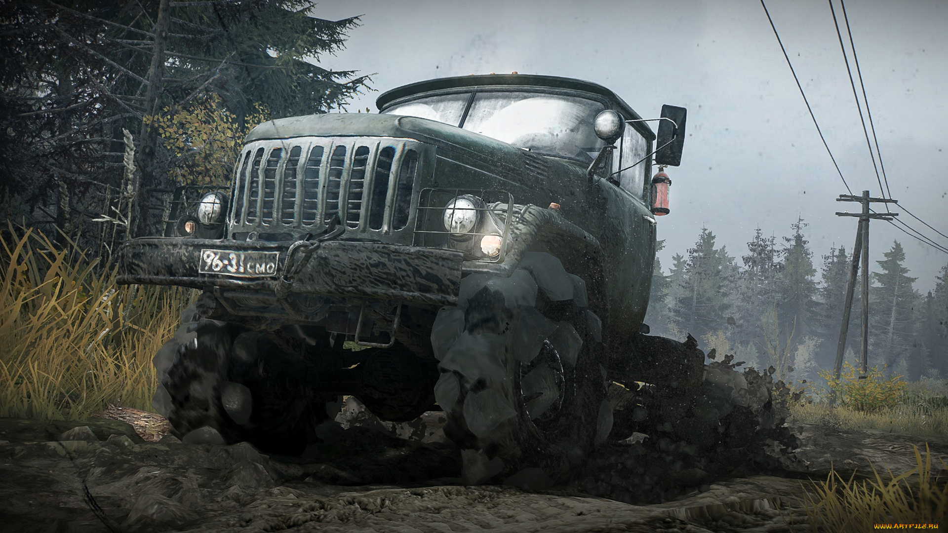 spintires, , mudrunner, видео, игры, mudrunner, бездорожье, симулятор