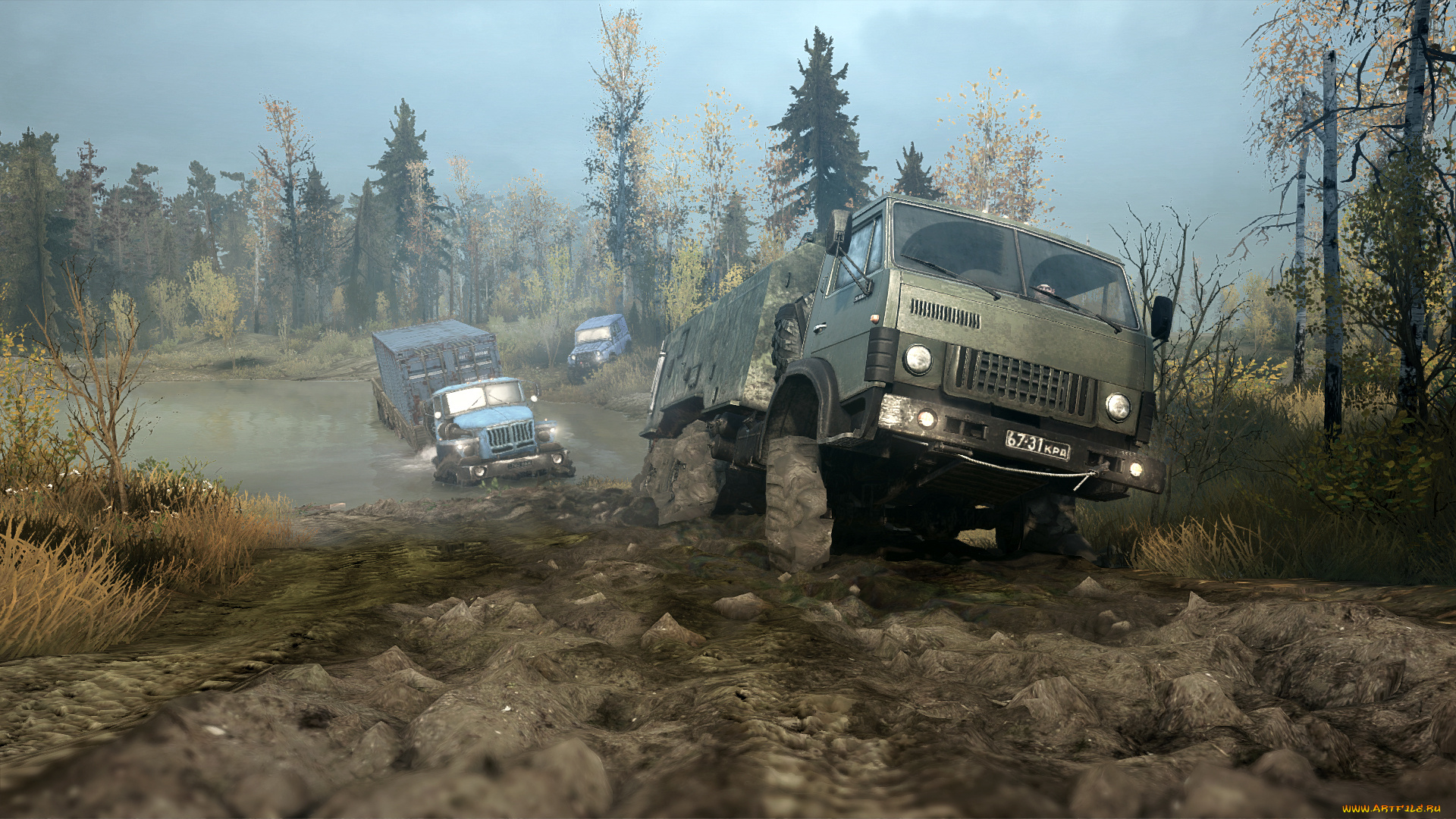 spintires, , mudrunner, видео, игры, симулятор, бездорожье, mudrunner