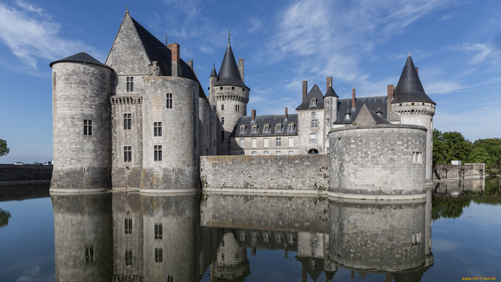 sully, города, замки, франции, замок