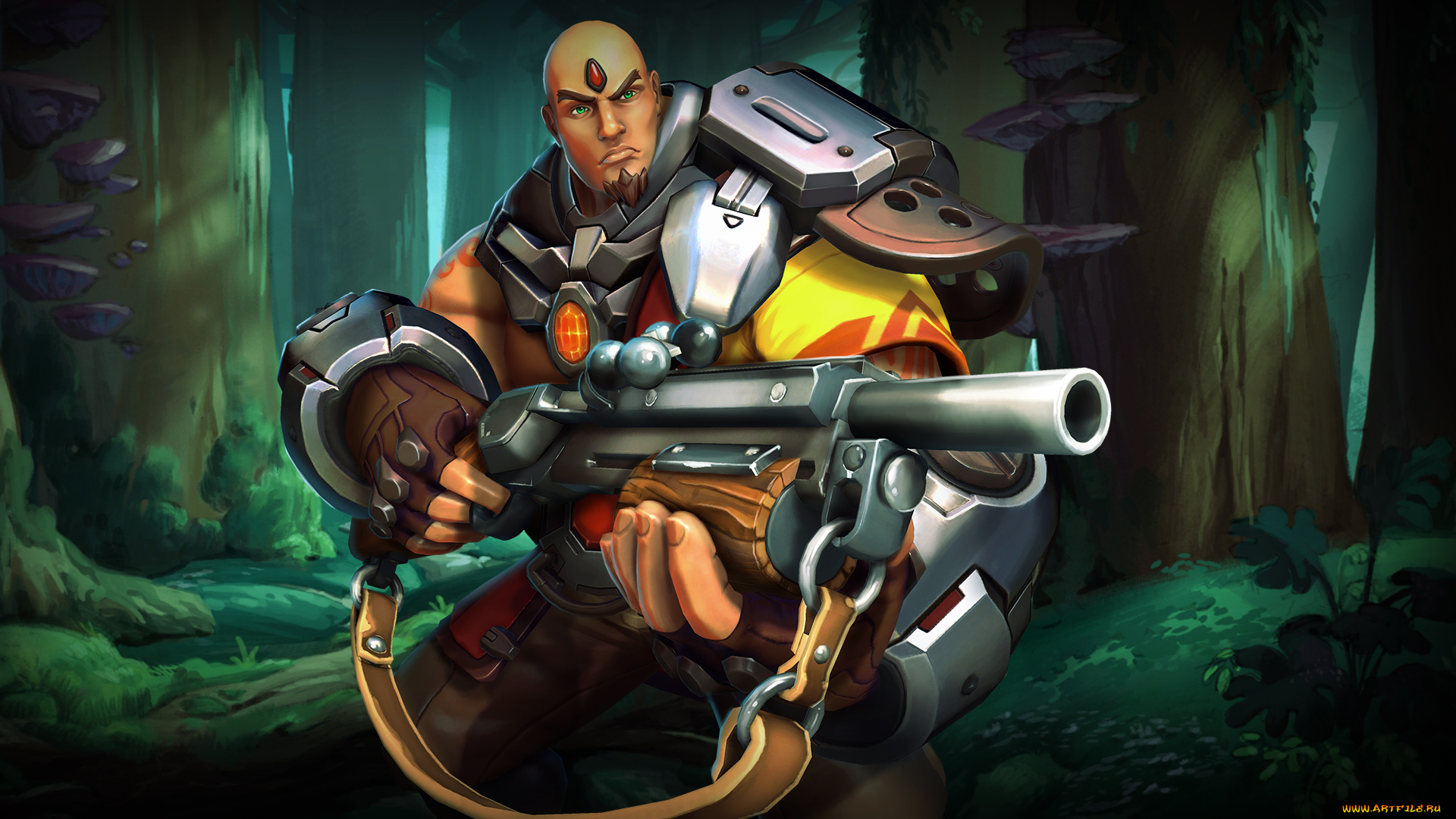 видео, игры, paladins, онлайн, шутер, action