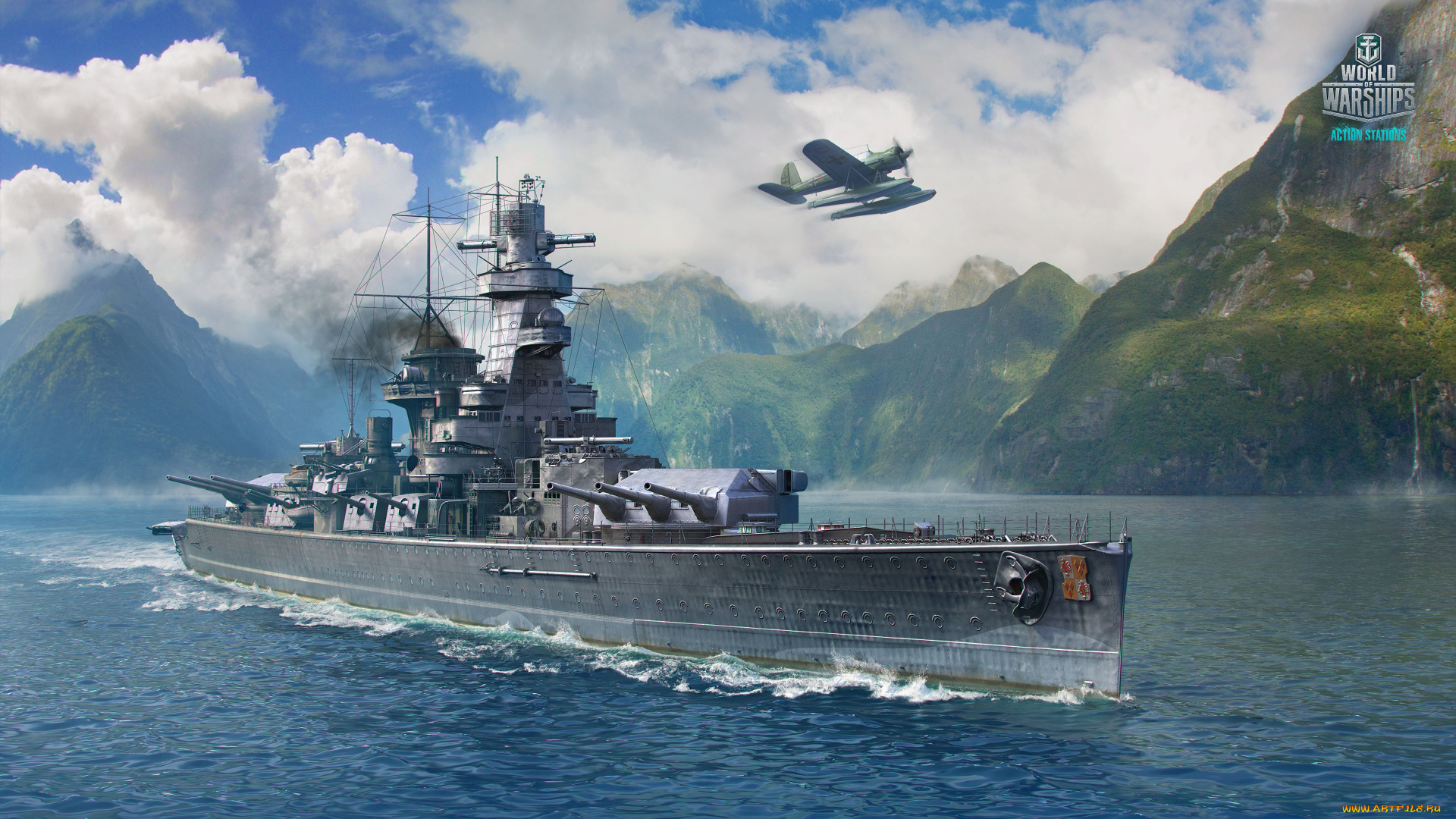 видео, игры, world, of, warships, онлайн, action, симулятор, world, of, warships