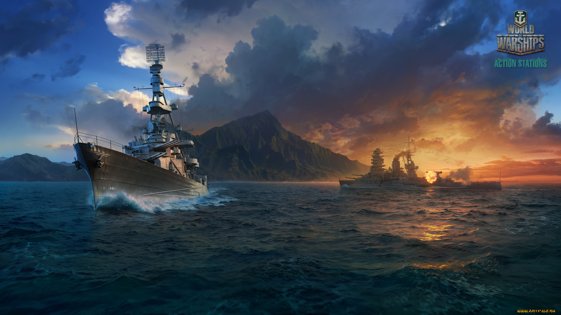 видео, игры, world, of, warships, симулятор, action, онлайн, world, of, warships