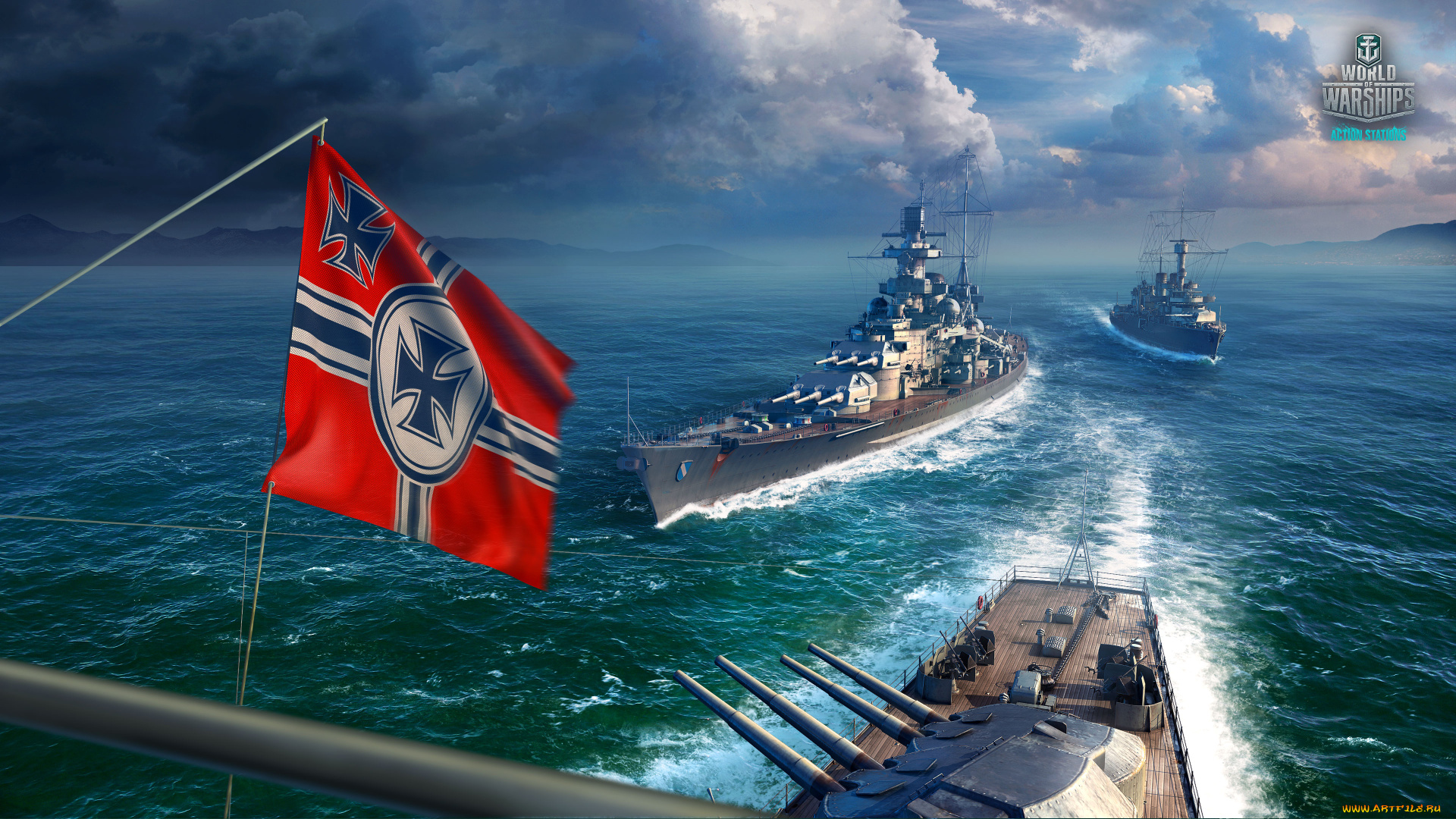 видео, игры, world, of, warships, world, of, warships, онлайн, action, симулятор