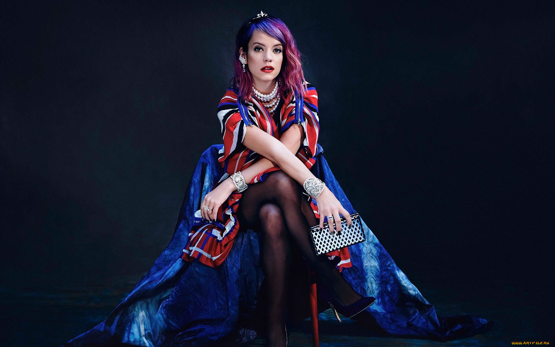 lily, allen, музыка, украшение, девушка, певица