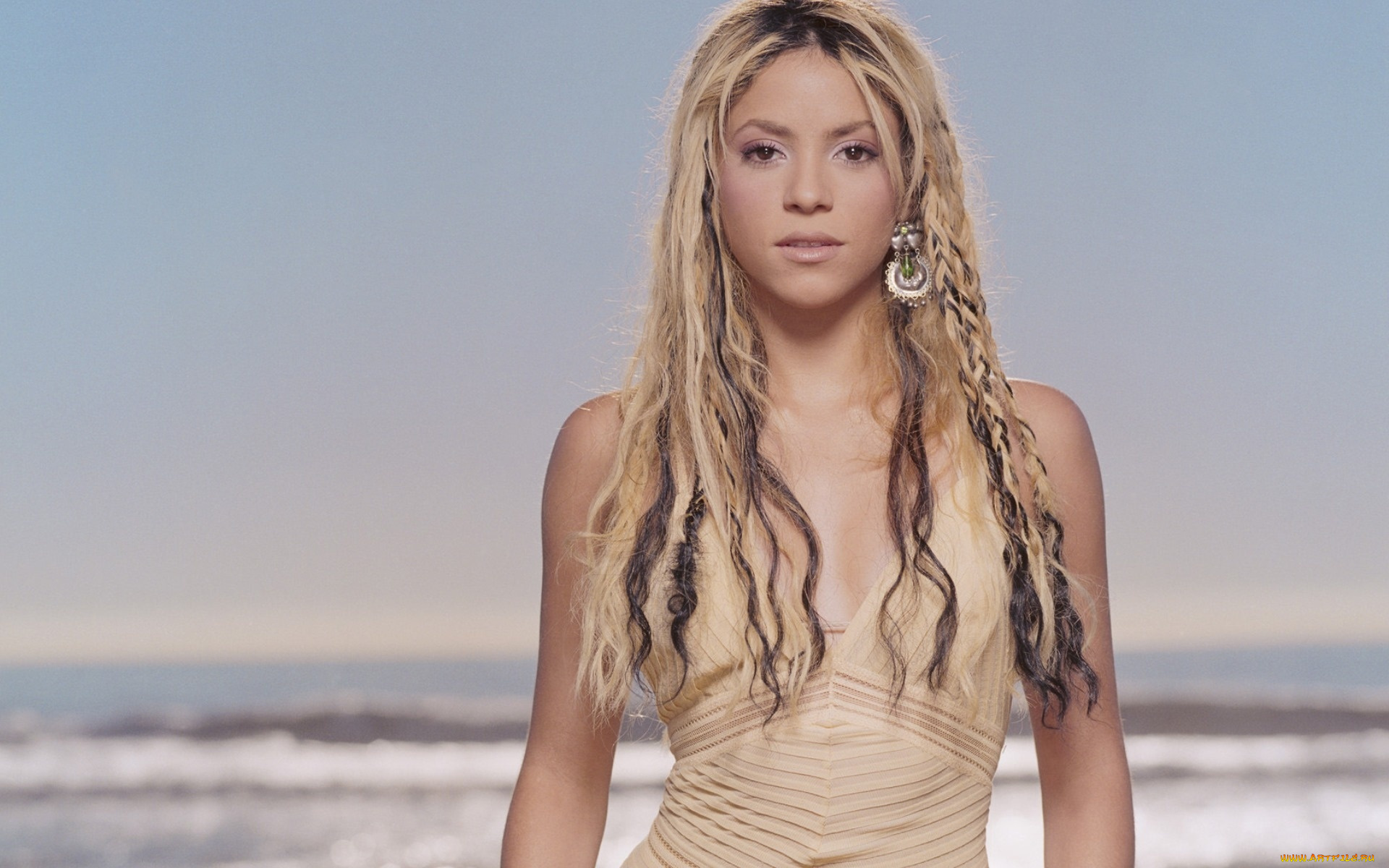 музыка, shakira, украшение, певица, женщина, блондинка