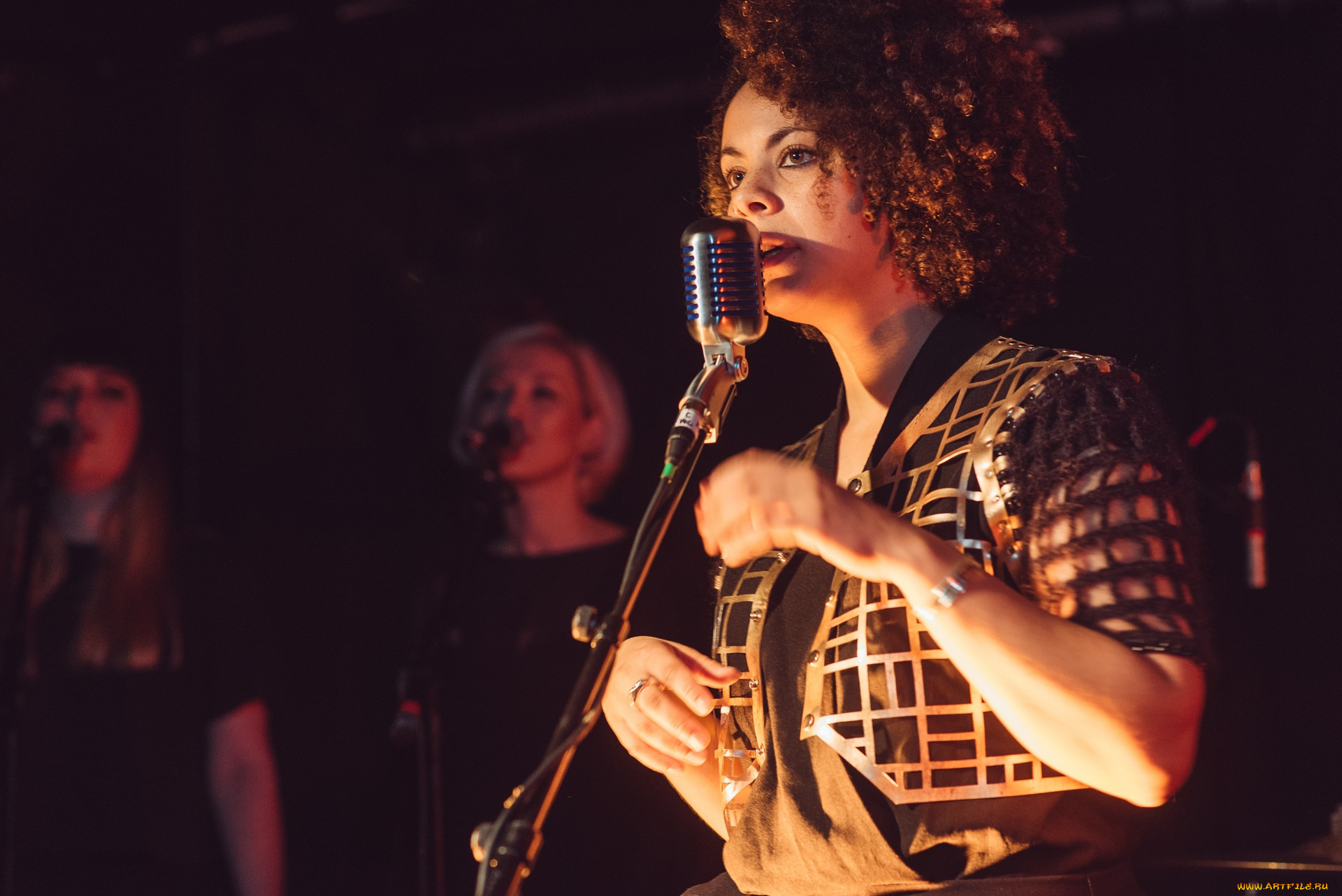 музыка, -, другое, девушка, певица, микрофон