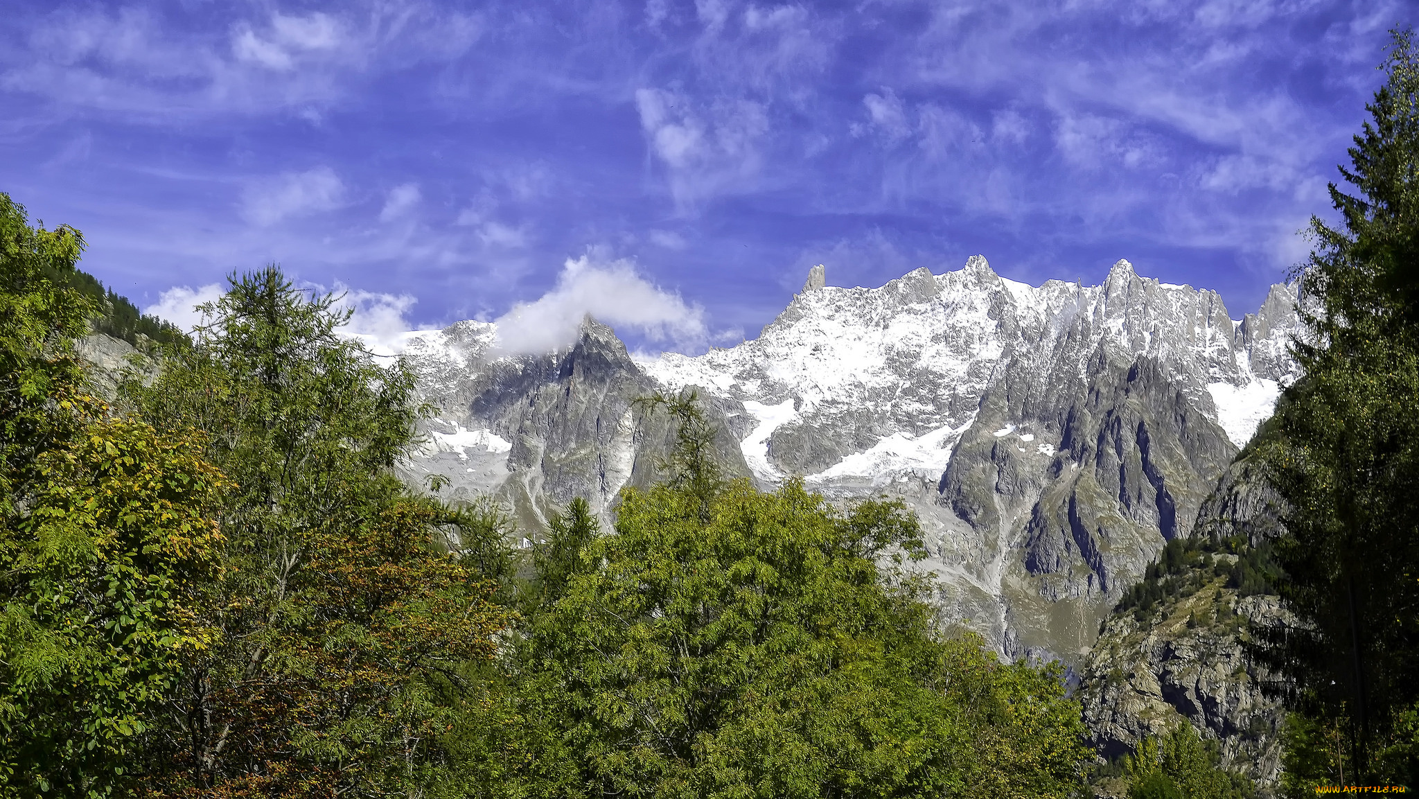 природа, горы, простор