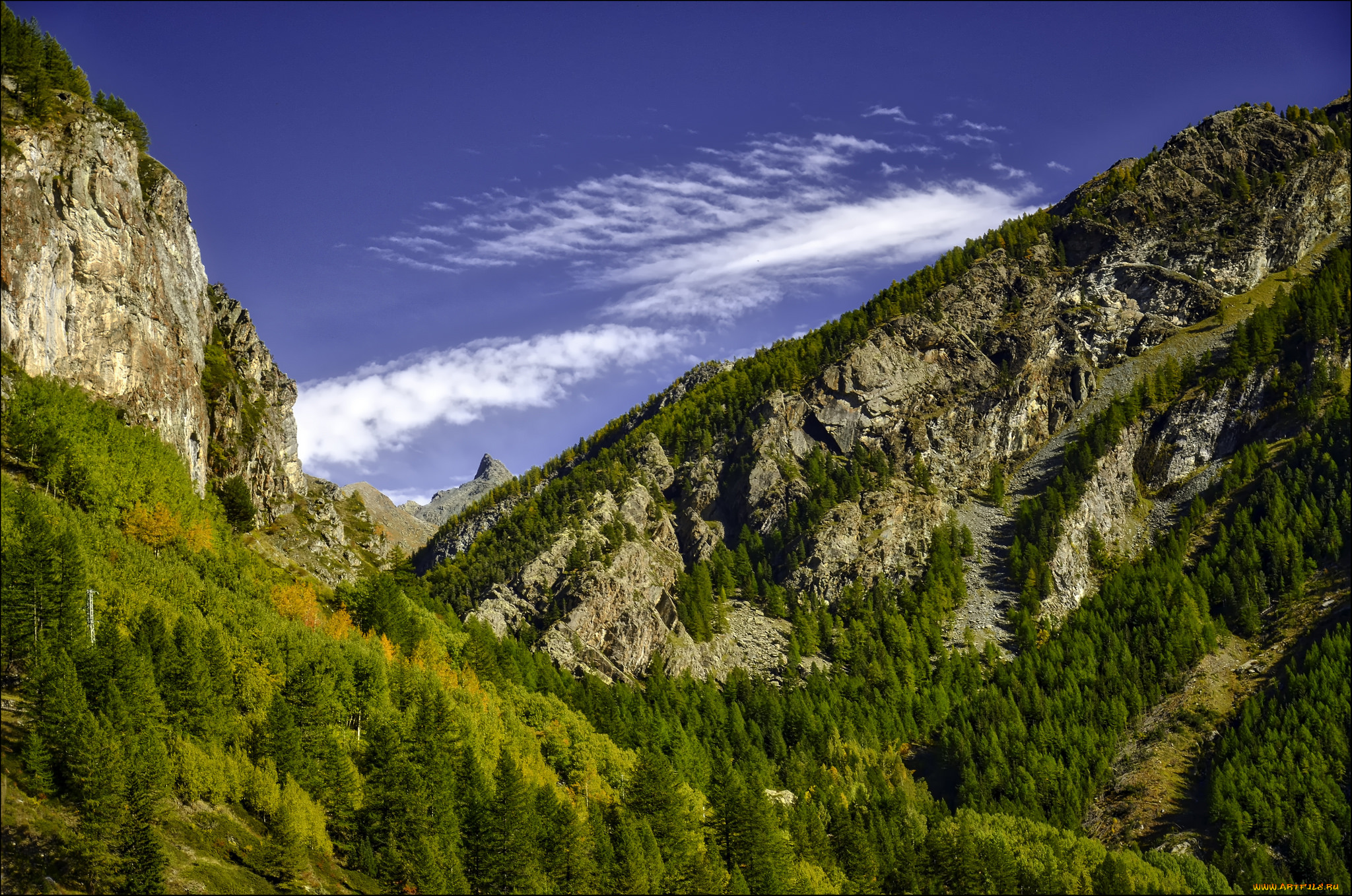 природа, горы, простор