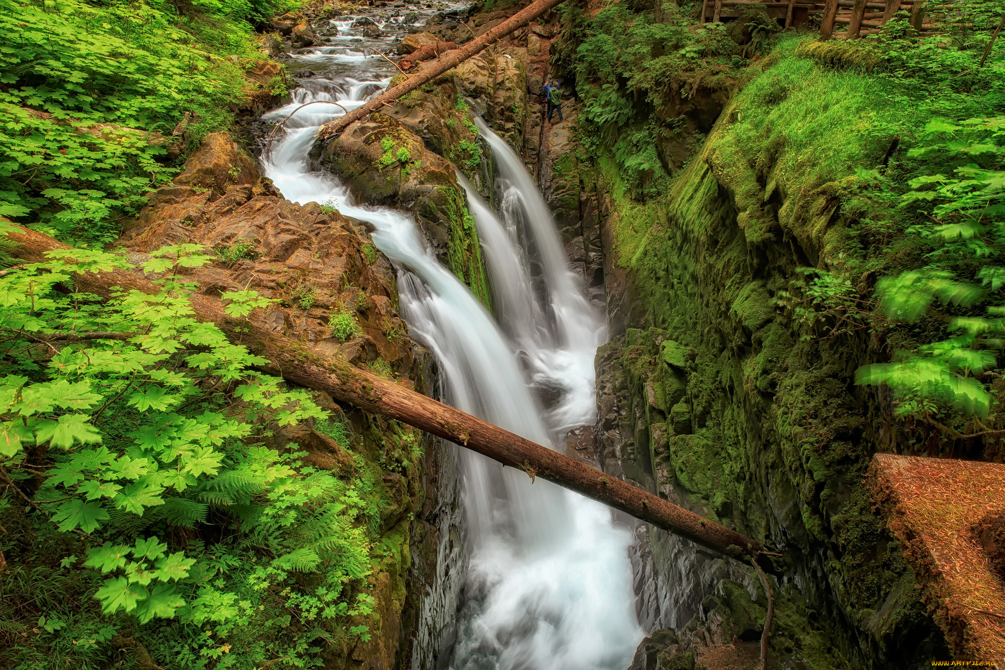 природа, водопады, простор